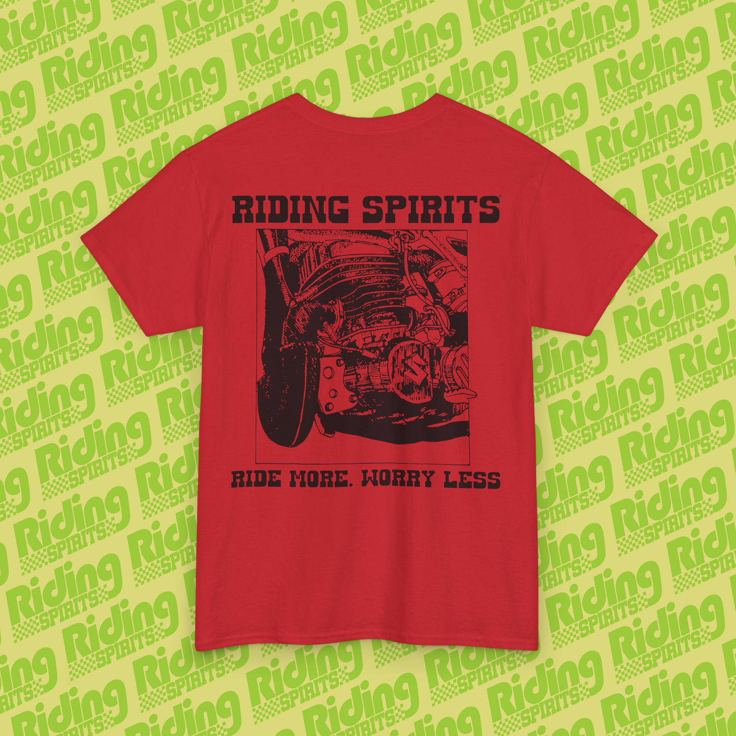 2stroke Power Riding Spirits Short Sleeve T-shirt