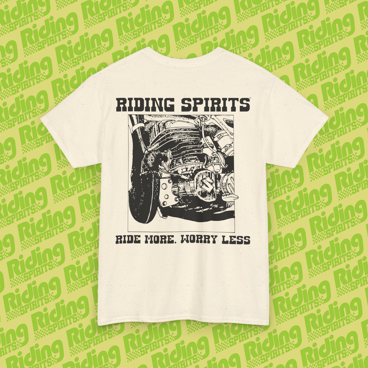 2stroke Power Riding Spirits Short Sleeve T-shirt