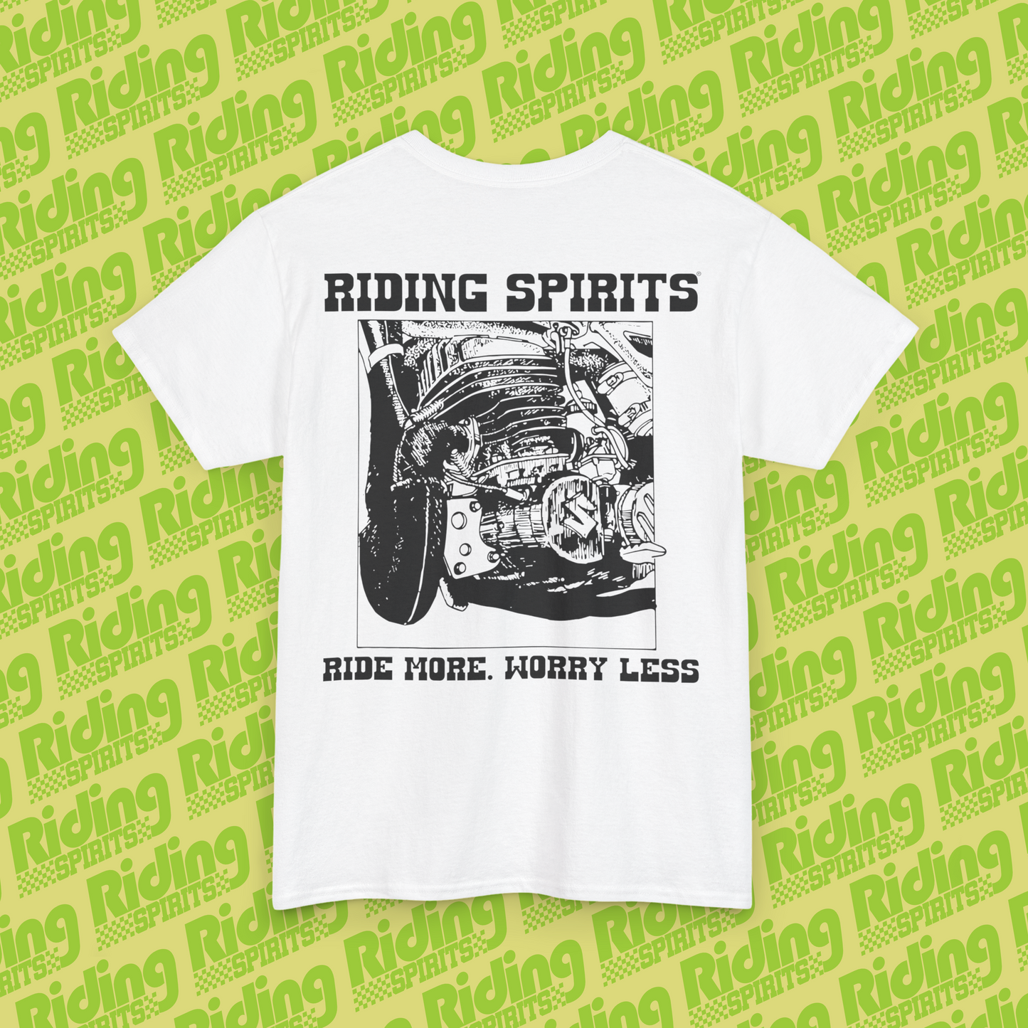 2stroke Power Riding Spirits Short Sleeve T-shirt