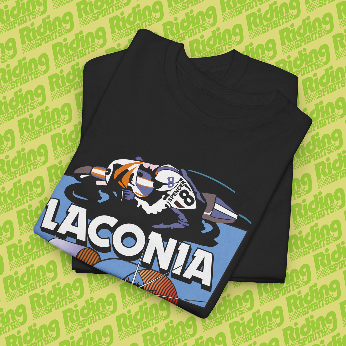 Laconia Classic Superbike Race 1980 Short Sleeve T-shirt