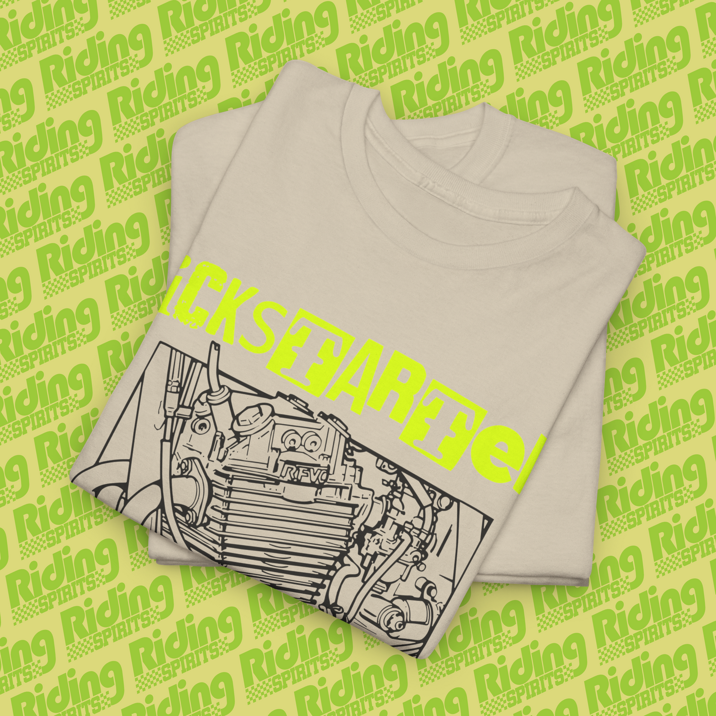 Kickstarter Appreciation Society. Radial Four Valve Chamber Short Sleeve T-shirt