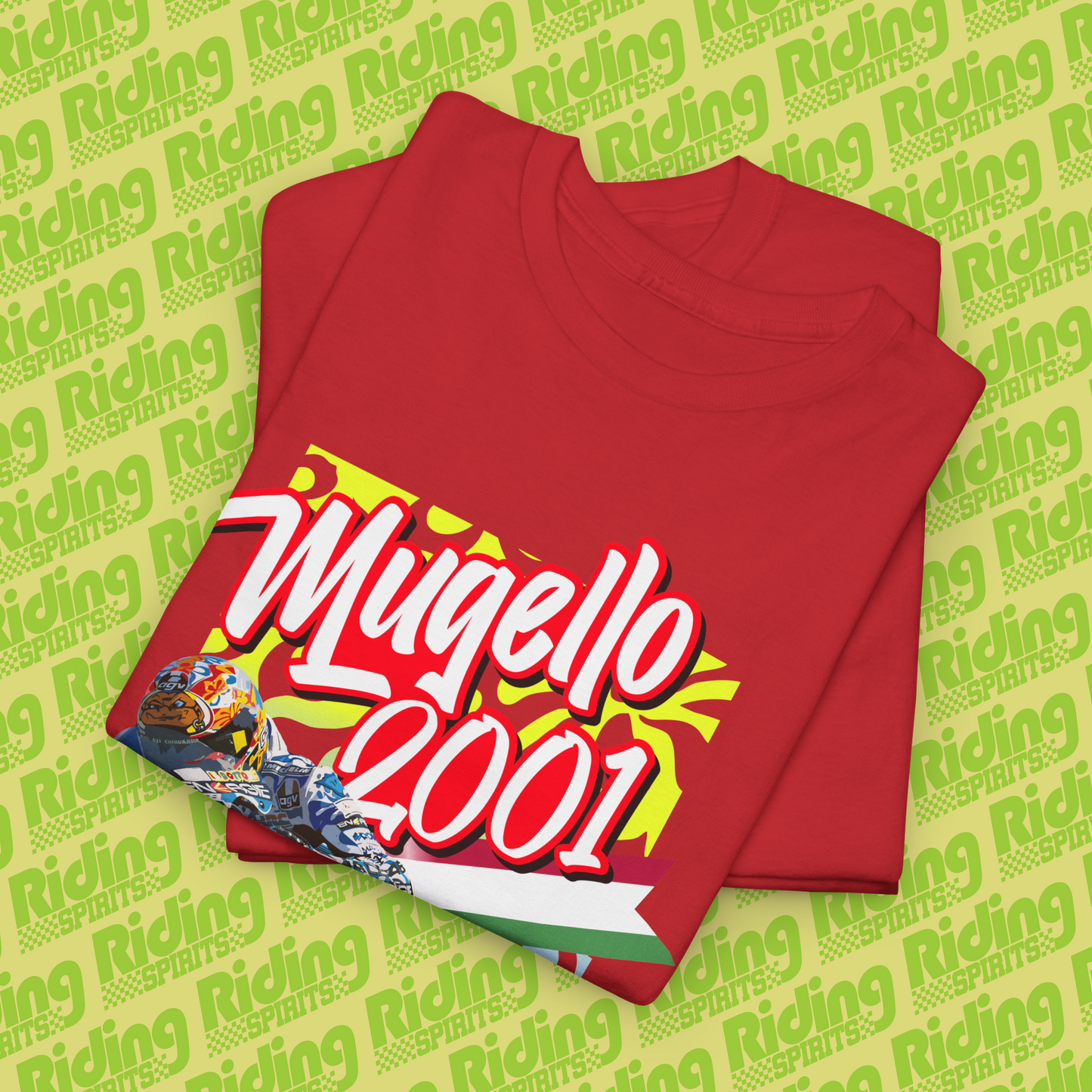Rossi Mugello 2001 Hawaiian Theme Short Sleeve T-shirt