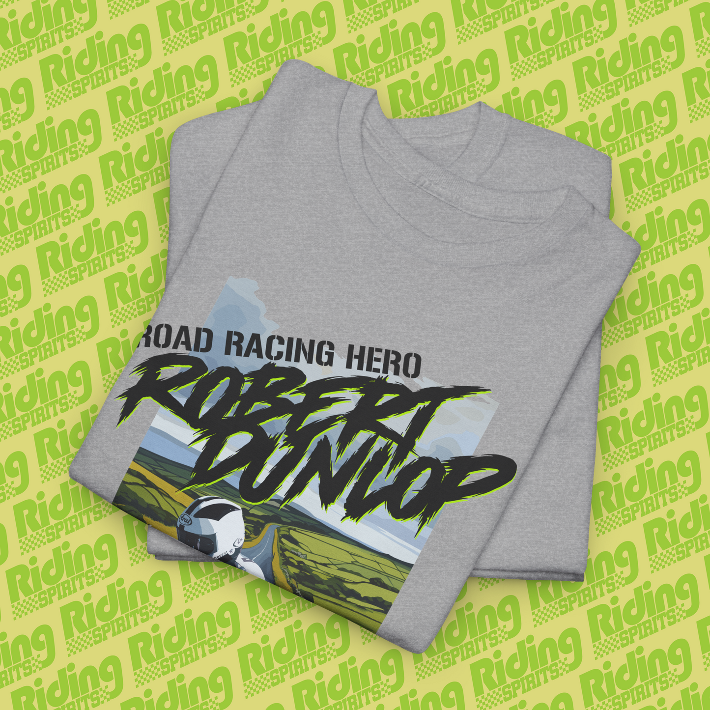 Robert Dunlop True Road Racer Short Sleeve T-shirt