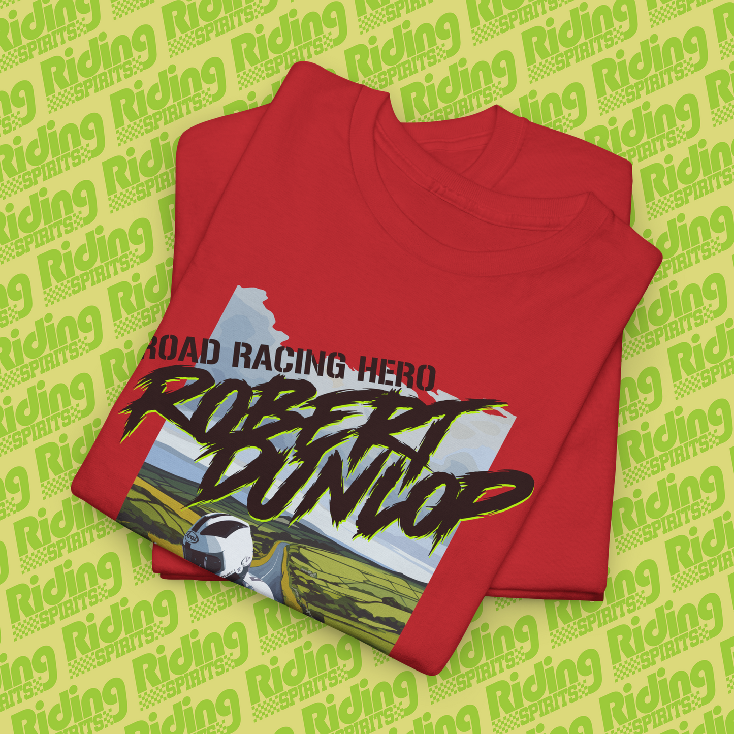 Robert Dunlop True Road Racer Short Sleeve T-shirt