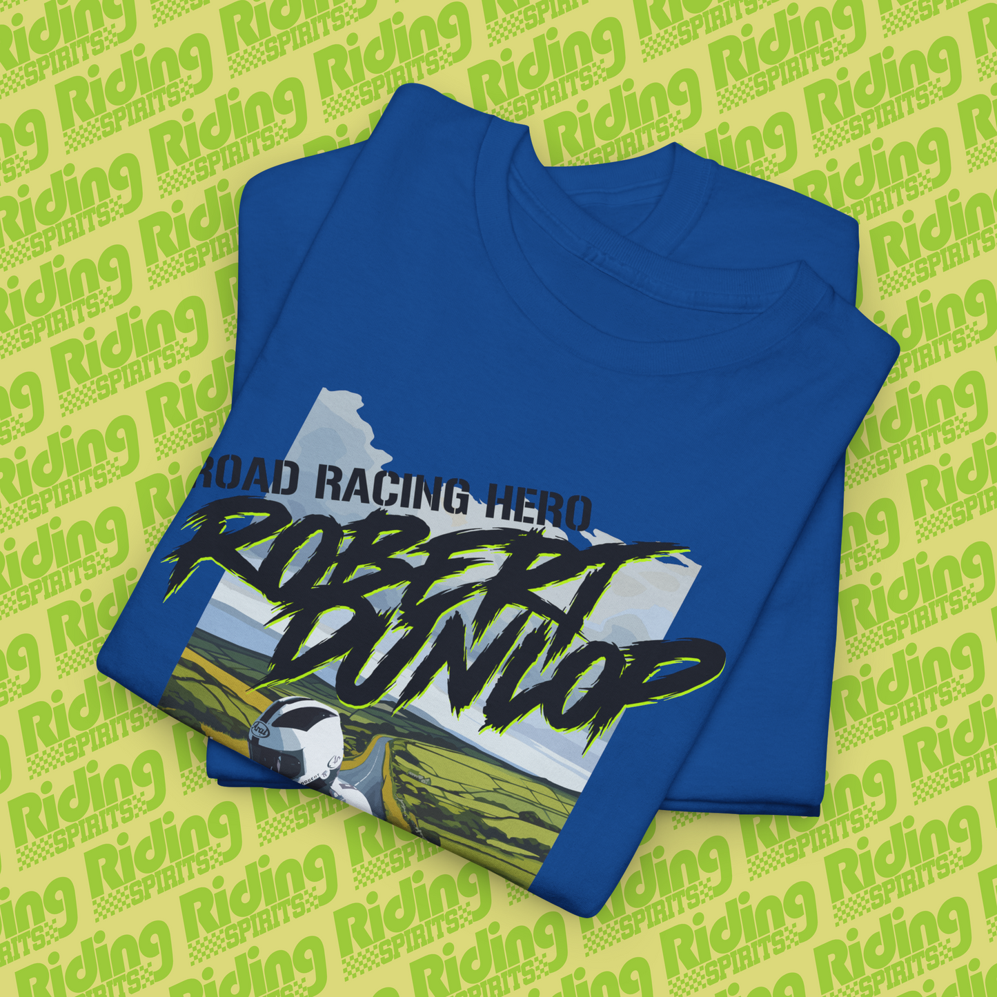 Robert Dunlop True Road Racer Short Sleeve T-shirt