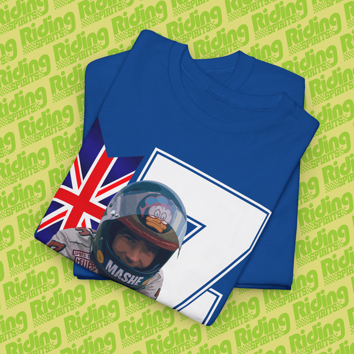 Barry Sheene Britain's World Champ Short sleeve T-shirt