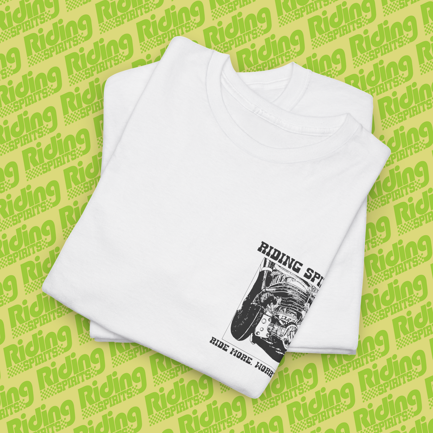 2stroke Power Riding Spirits Short Sleeve T-shirt