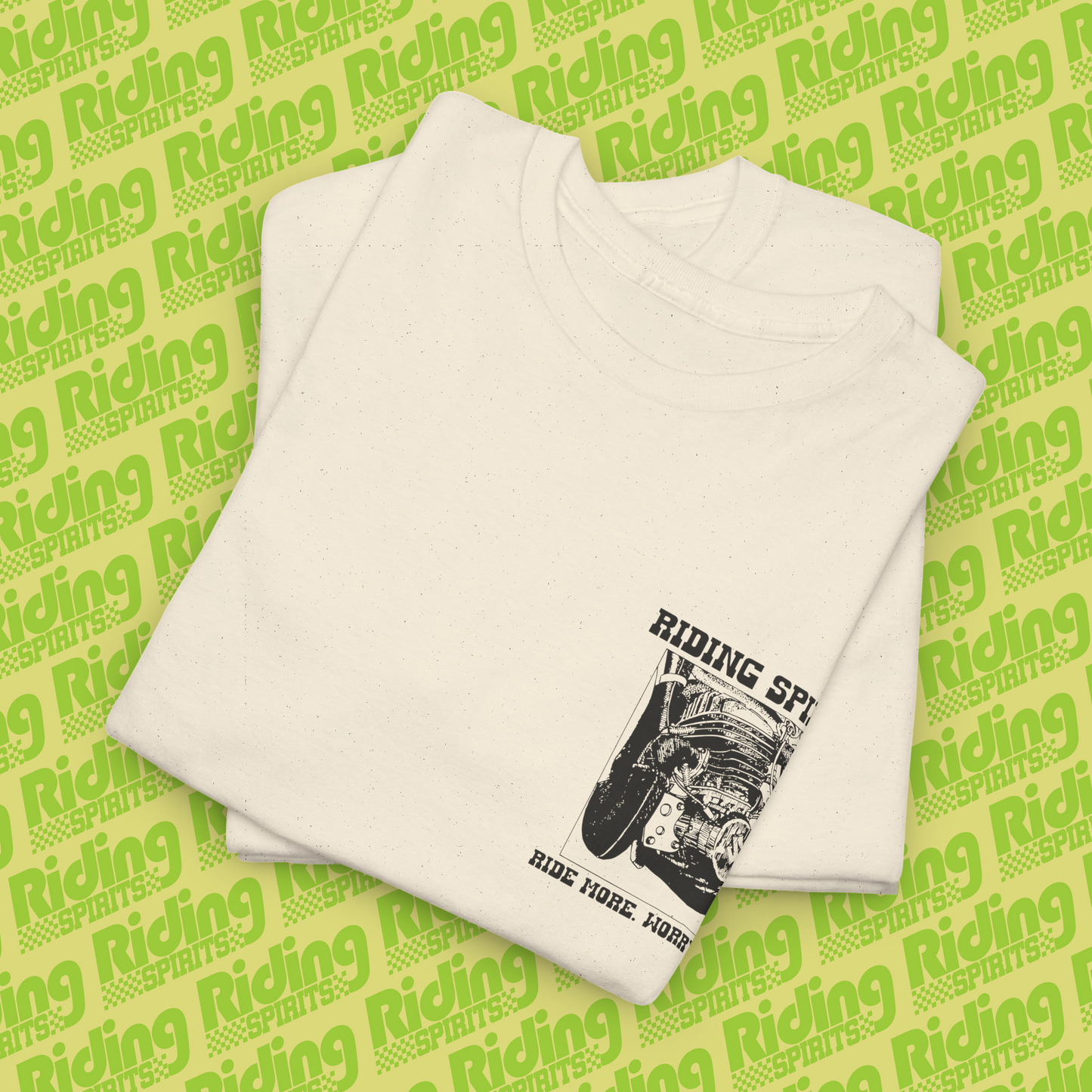 2stroke Power Riding Spirits Short Sleeve T-shirt