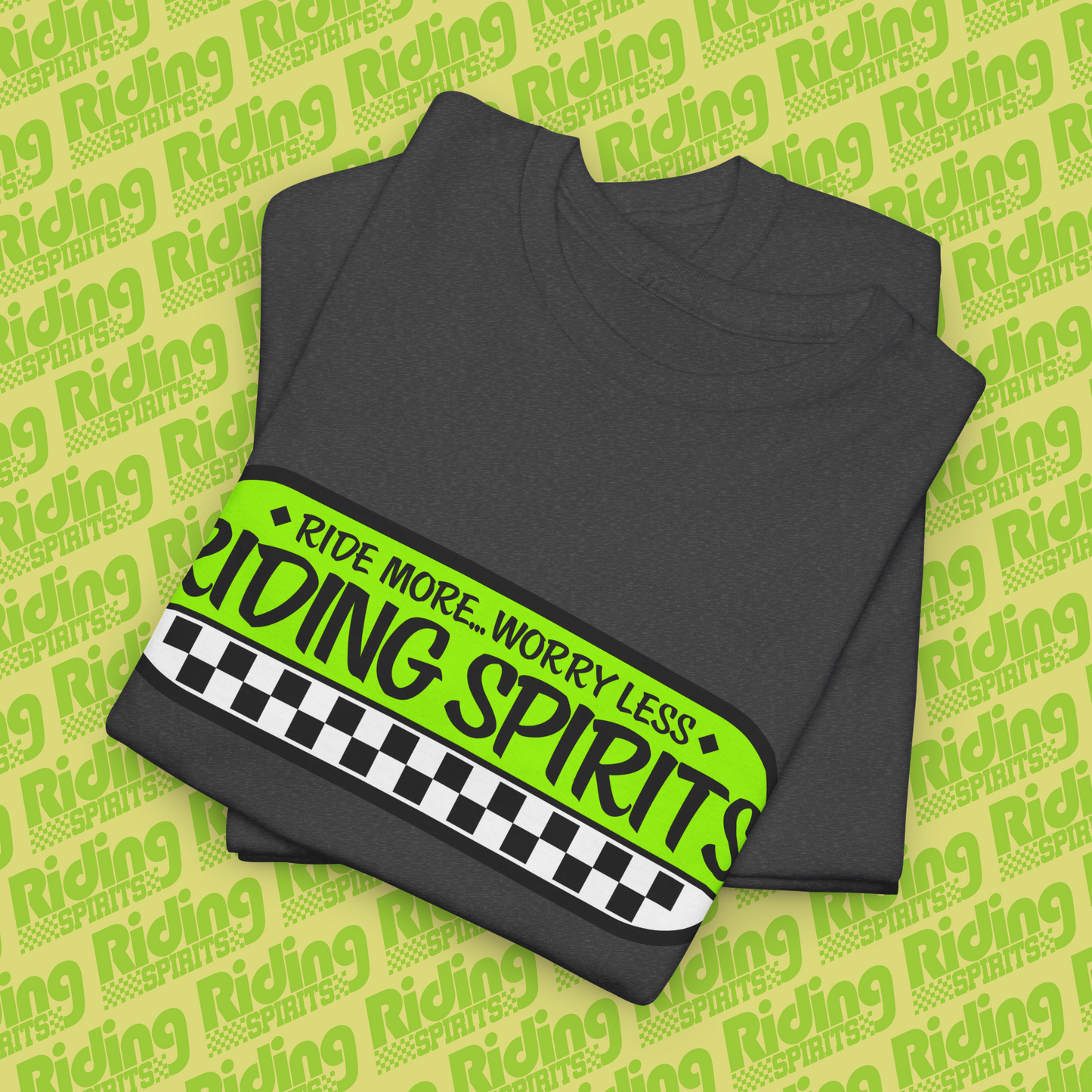 Riding Spirits Track Blocks Short Sleeve T-shirt