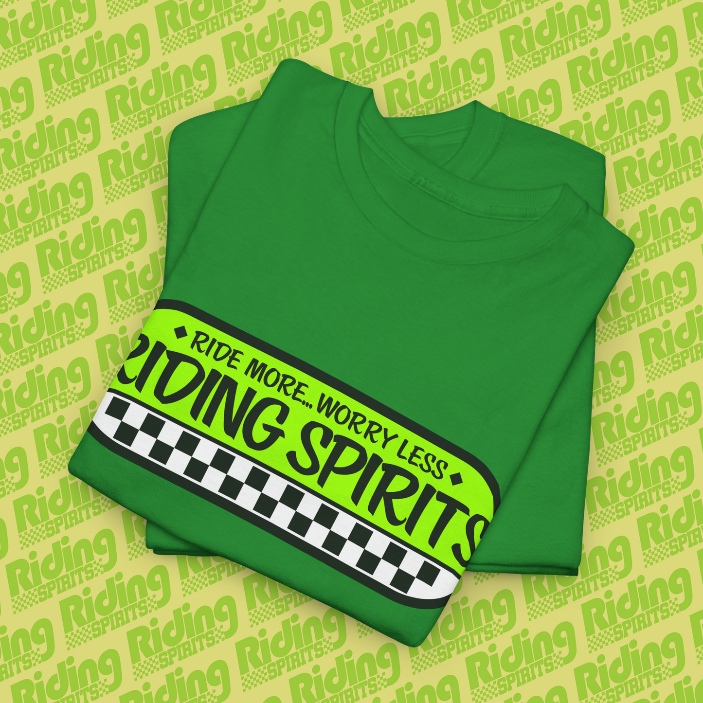 Riding Spirits Track Blocks Short Sleeve T-shirt