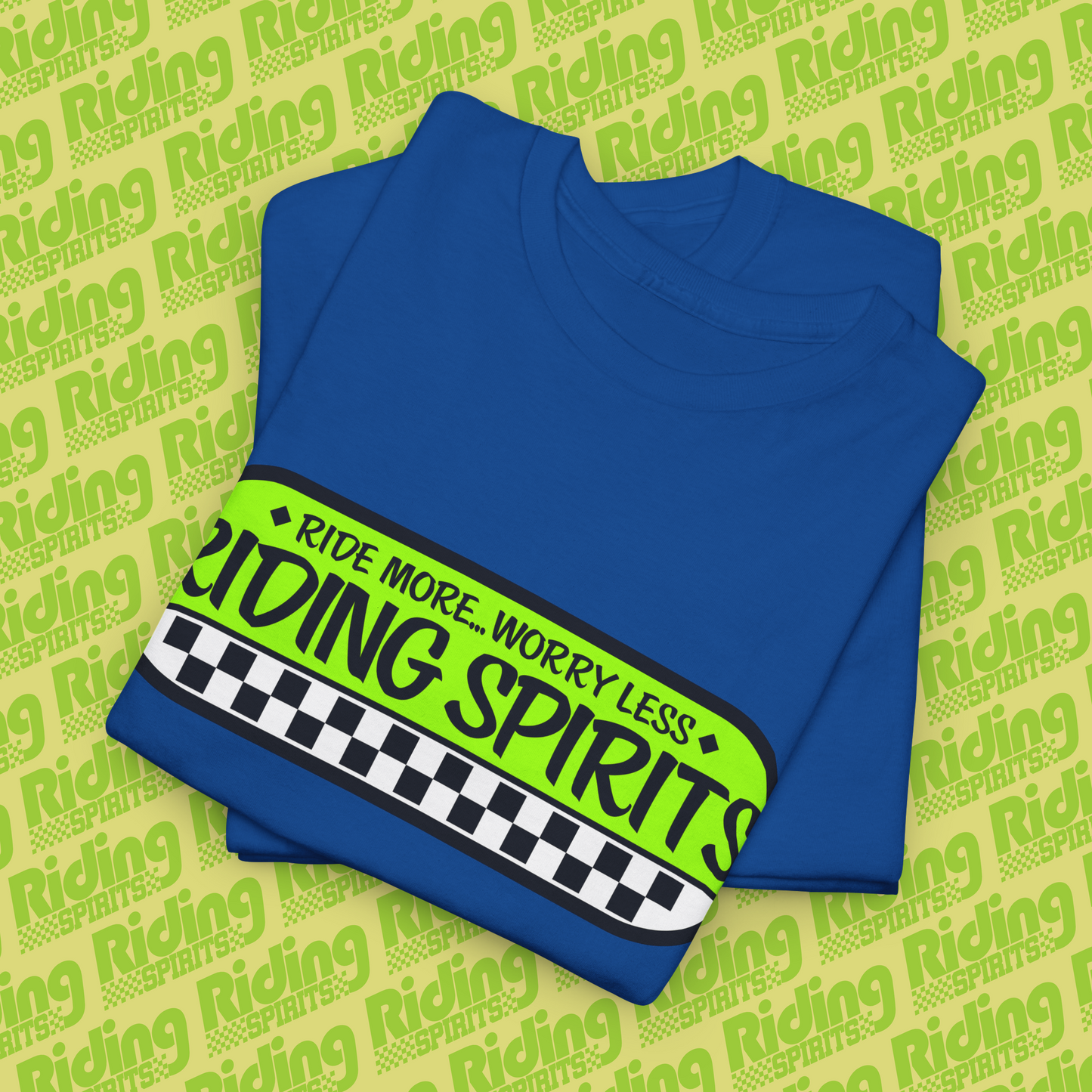 Riding Spirits Track Blocks Short Sleeve T-shirt