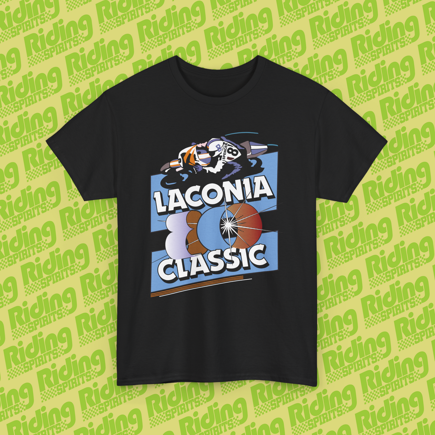Laconia Classic Superbike Race 1980 Short Sleeve T-shirt