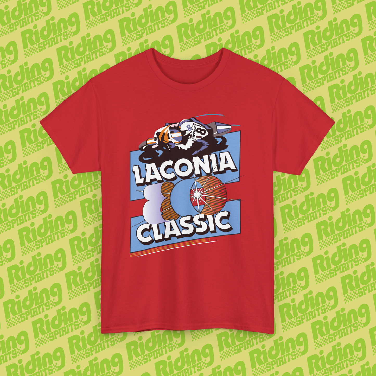 Laconia Classic Superbike Race 1980 Short Sleeve T-shirt