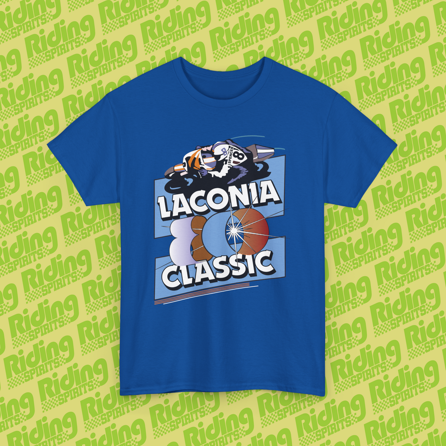 Laconia Classic Superbike Race 1980 Short Sleeve T-shirt