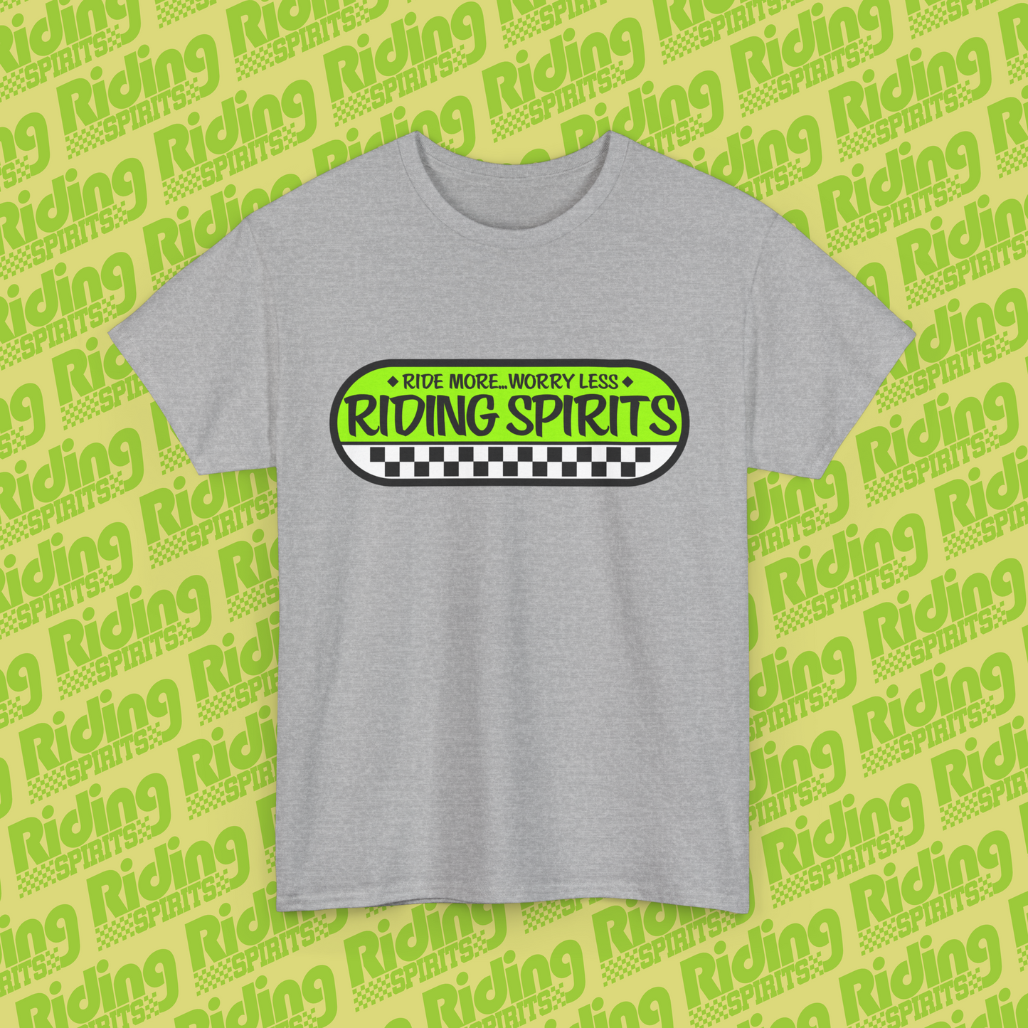 Riding Spirits Track Blocks Short Sleeve T-shirt