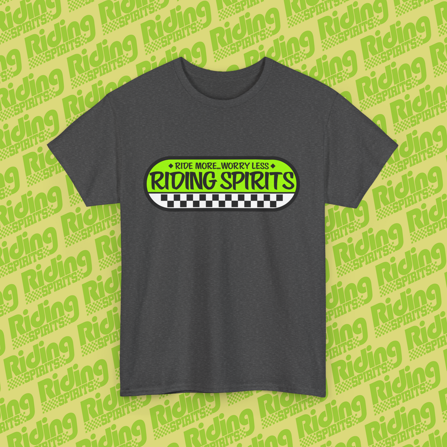 Riding Spirits Track Blocks Short Sleeve T-shirt