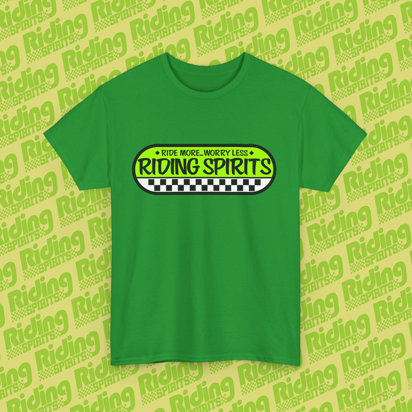Riding Spirits Track Blocks Short Sleeve T-shirt