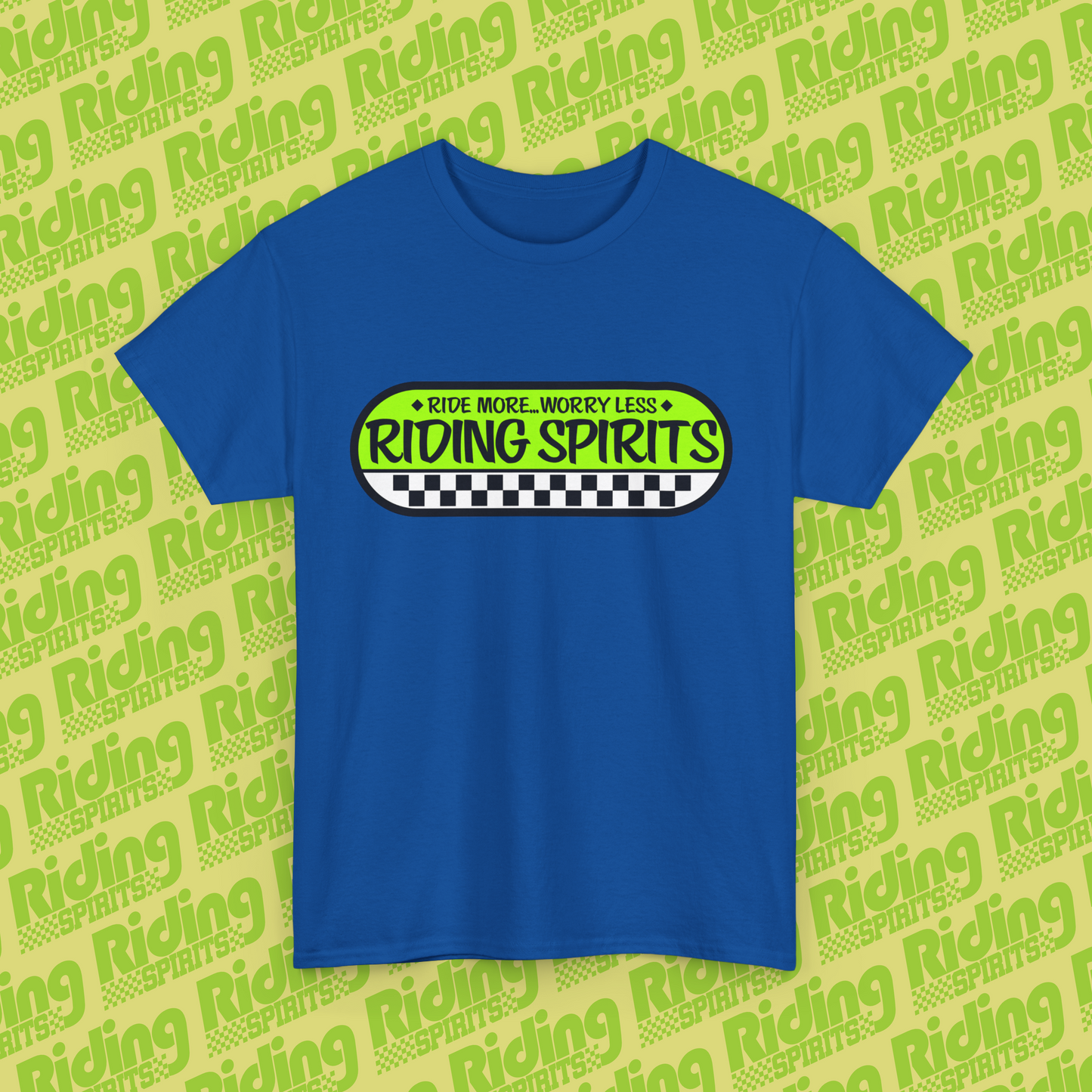 Riding Spirits Track Blocks Short Sleeve T-shirt