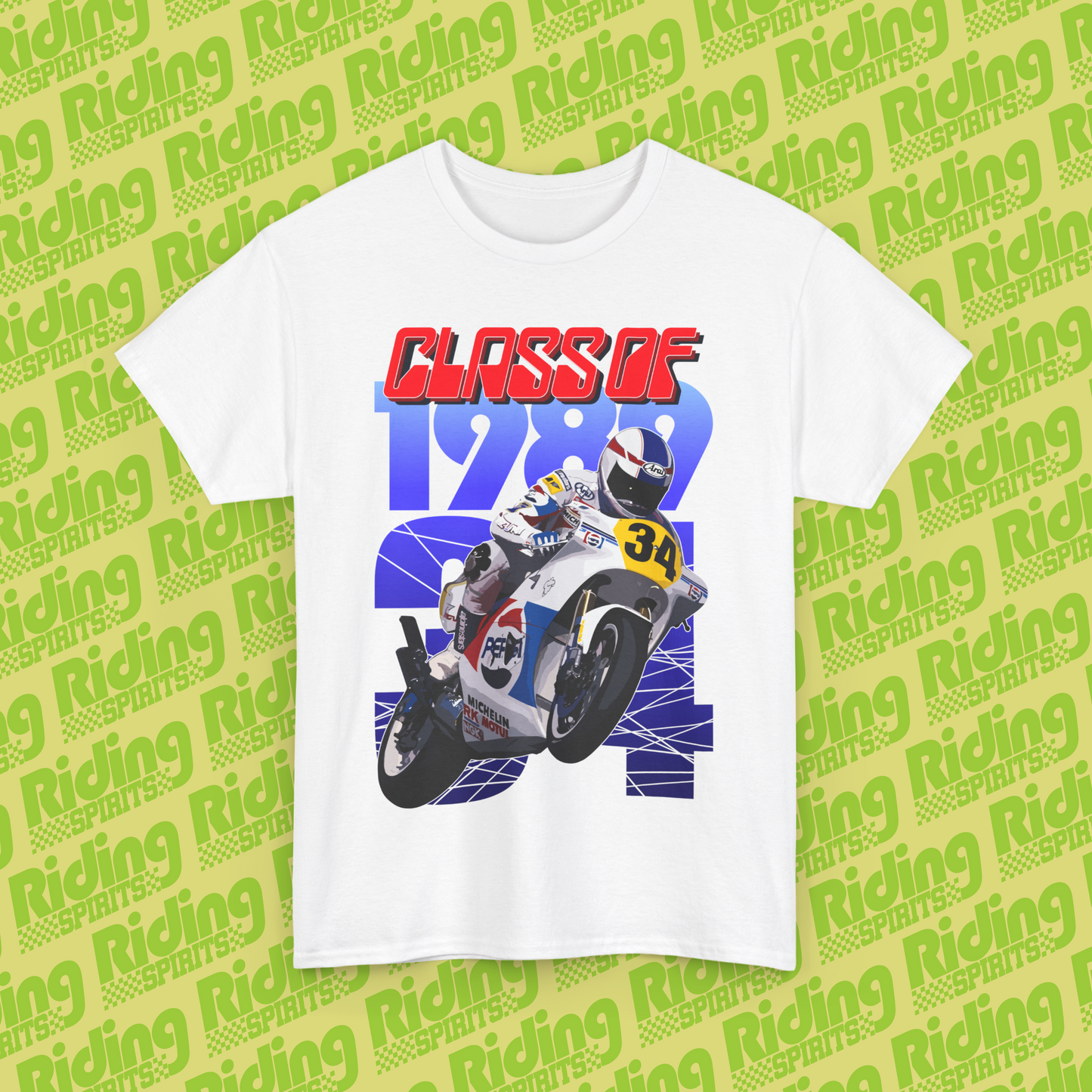 Kevin Schwantz 89 RGV 500 Short Sleeve T-shirt