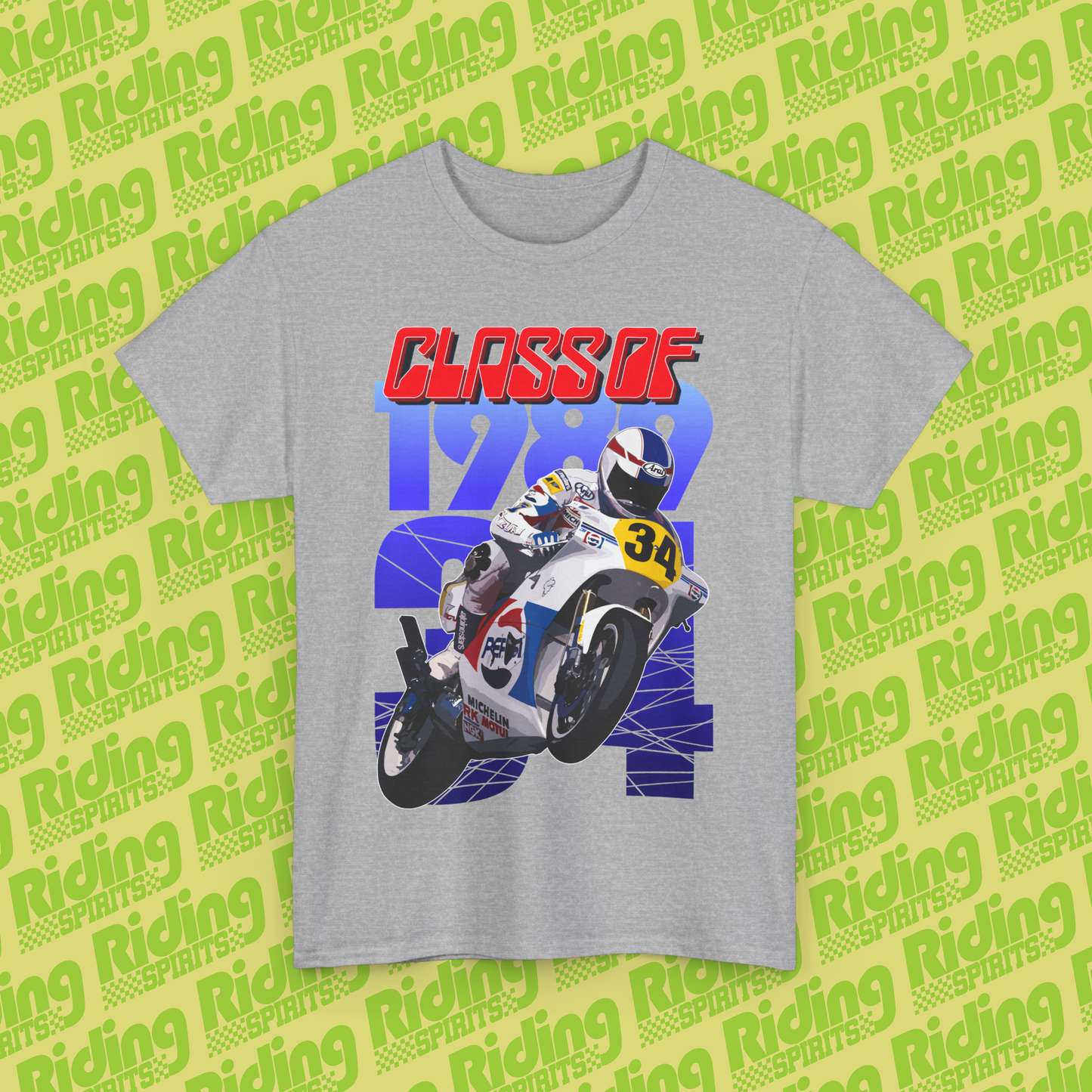 Kevin Schwantz 89 RGV 500 Short Sleeve T-shirt
