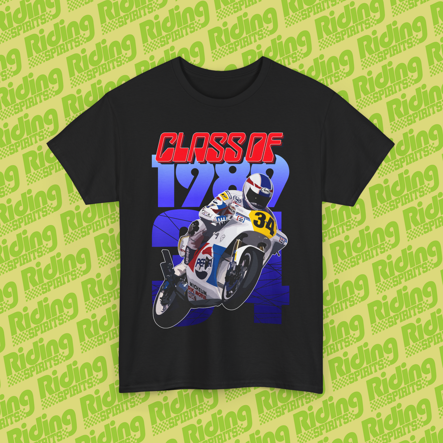 Kevin Schwantz 89 RGV 500 Short Sleeve T-shirt