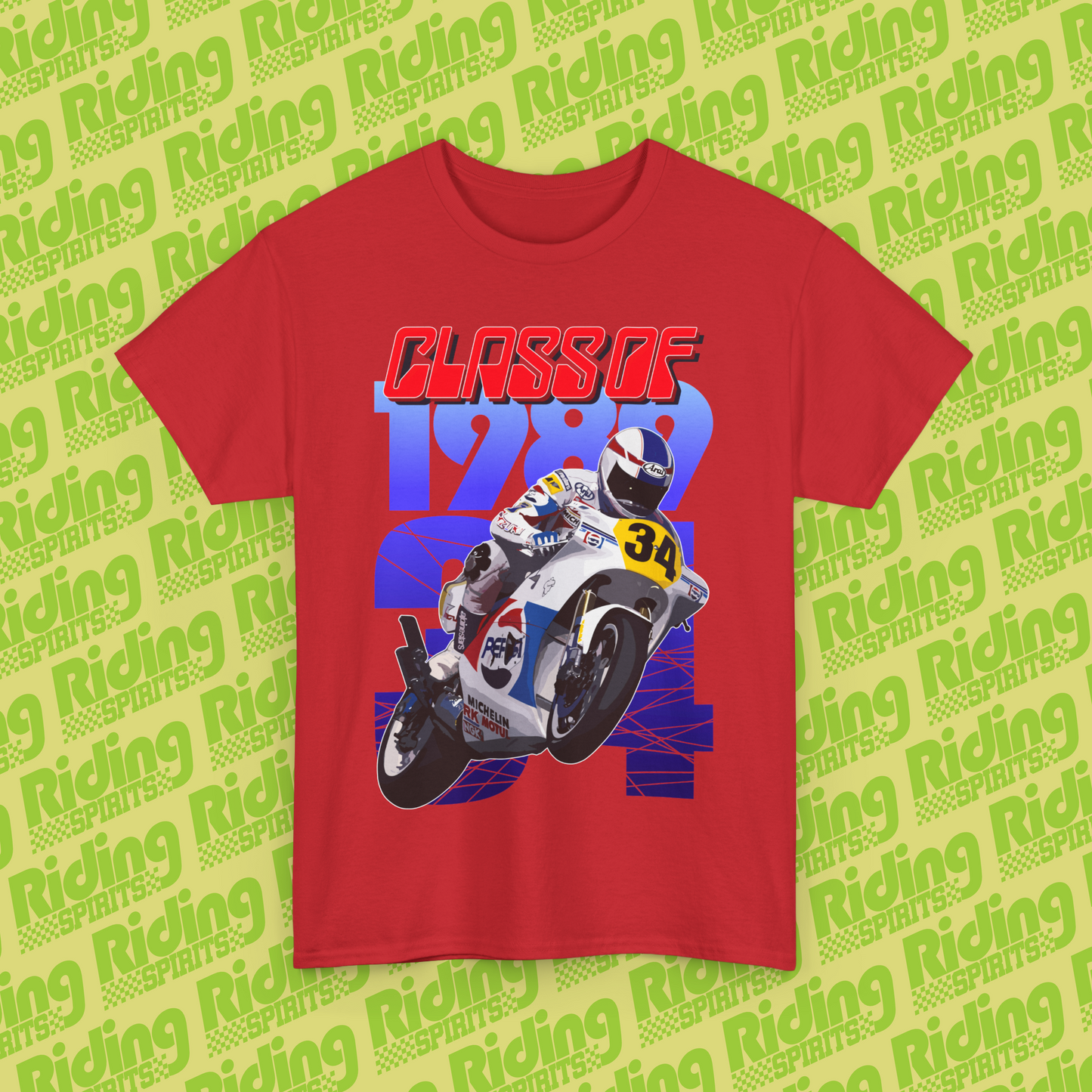 Kevin Schwantz 89 RGV 500 Short Sleeve T-shirt