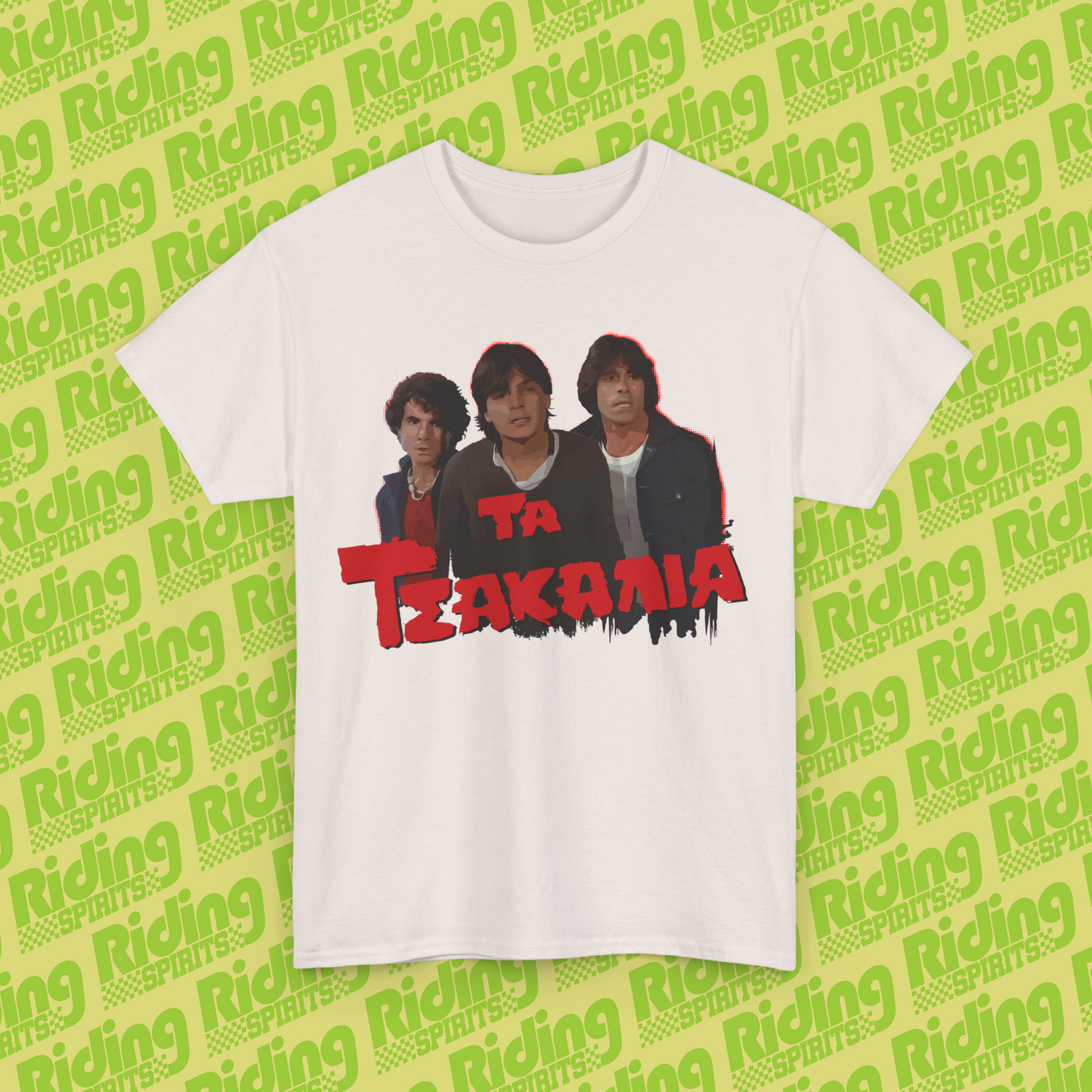 Ta Tsakalia Greek Cult 80s Cinema Short Sleeve T-Shirt