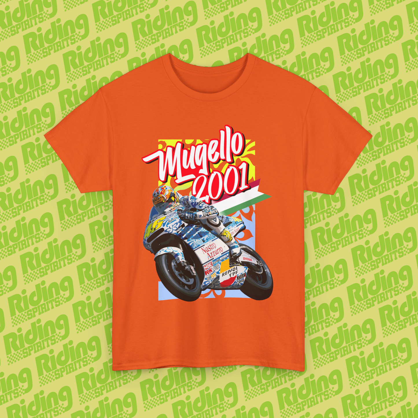 Rossi Mugello 2001 Hawaiian Theme Short Sleeve T-shirt