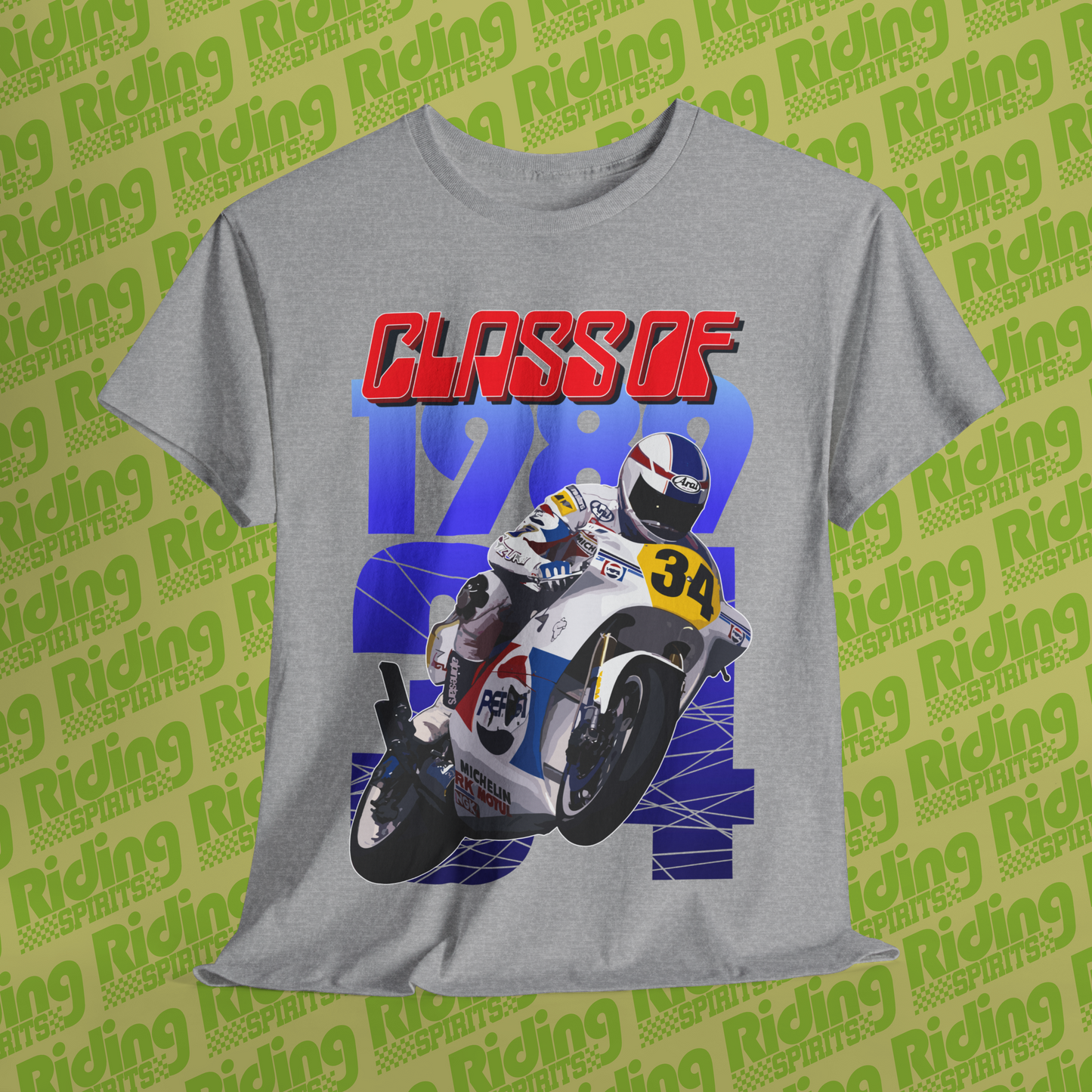 Kevin Schwantz 89 RGV 500 Short Sleeve T-shirt