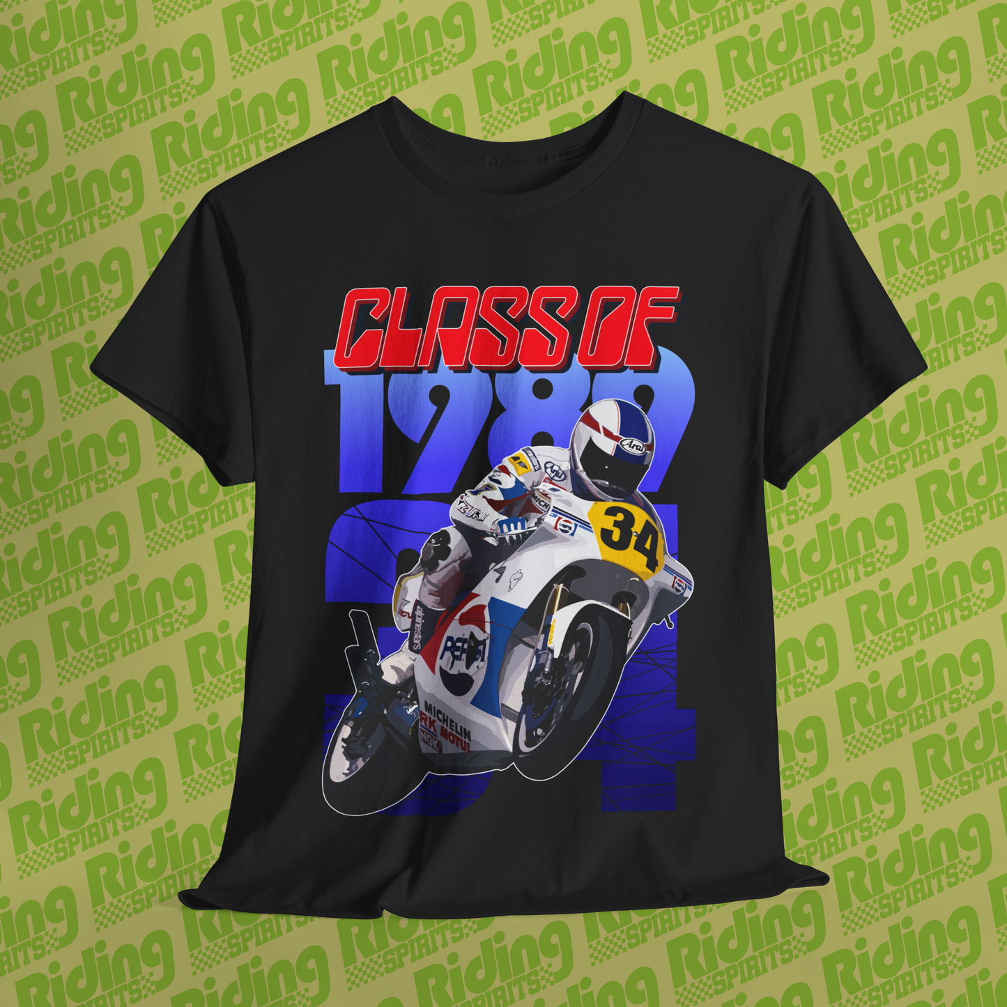 Kevin Schwantz 89 RGV 500 Short Sleeve T-shirt