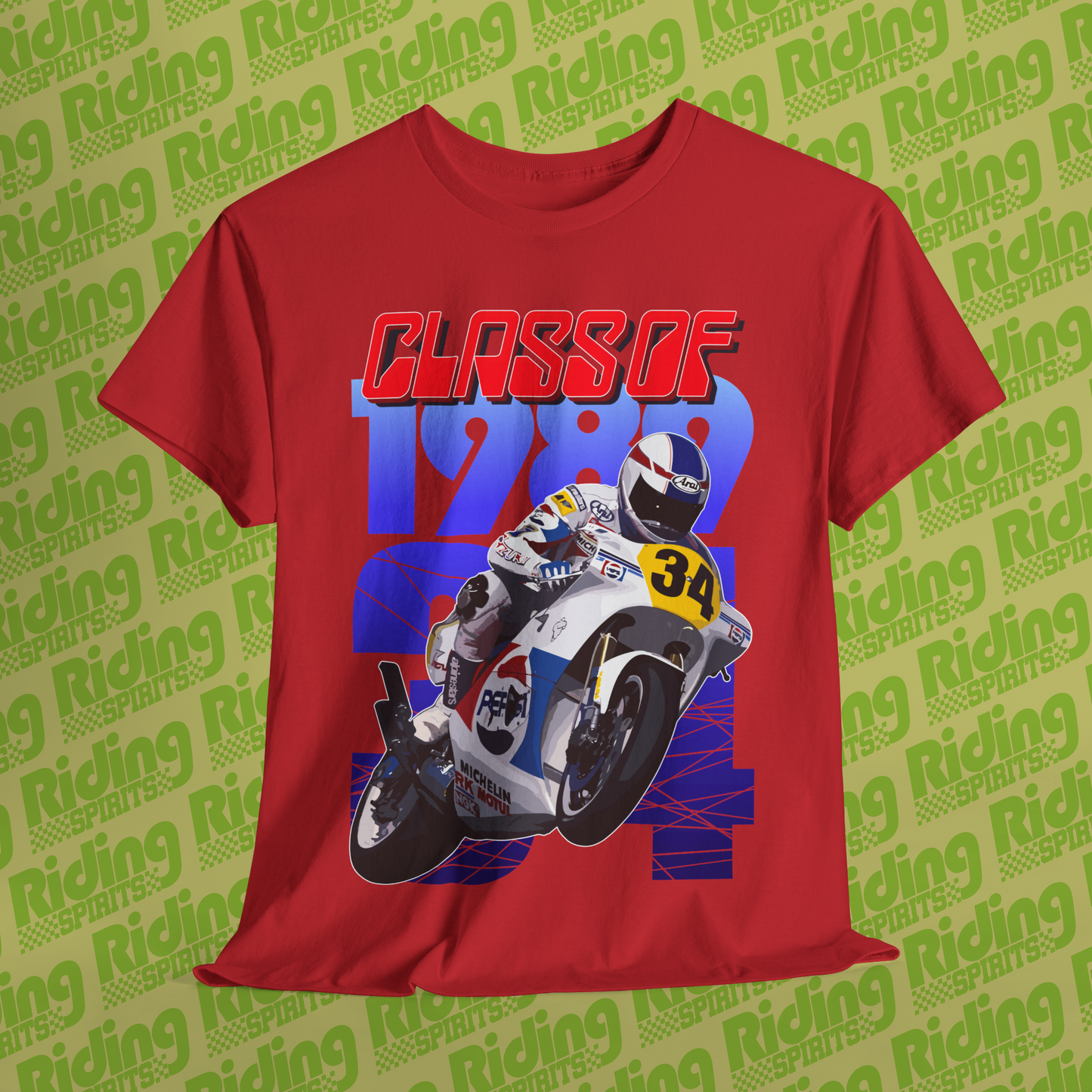 Kevin Schwantz 89 RGV 500 Short Sleeve T-shirt