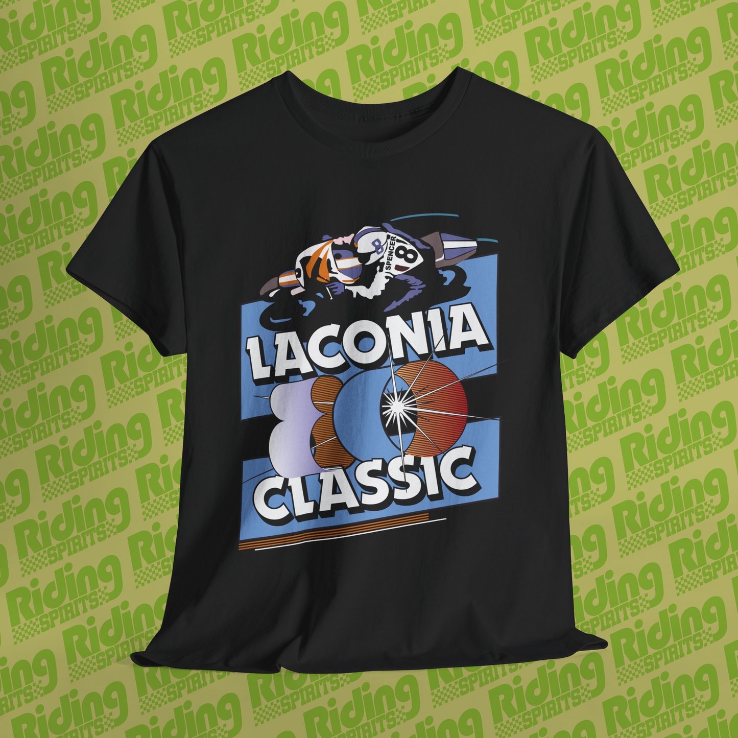 Laconia Classic Superbike Race 1980 Short Sleeve T-shirt