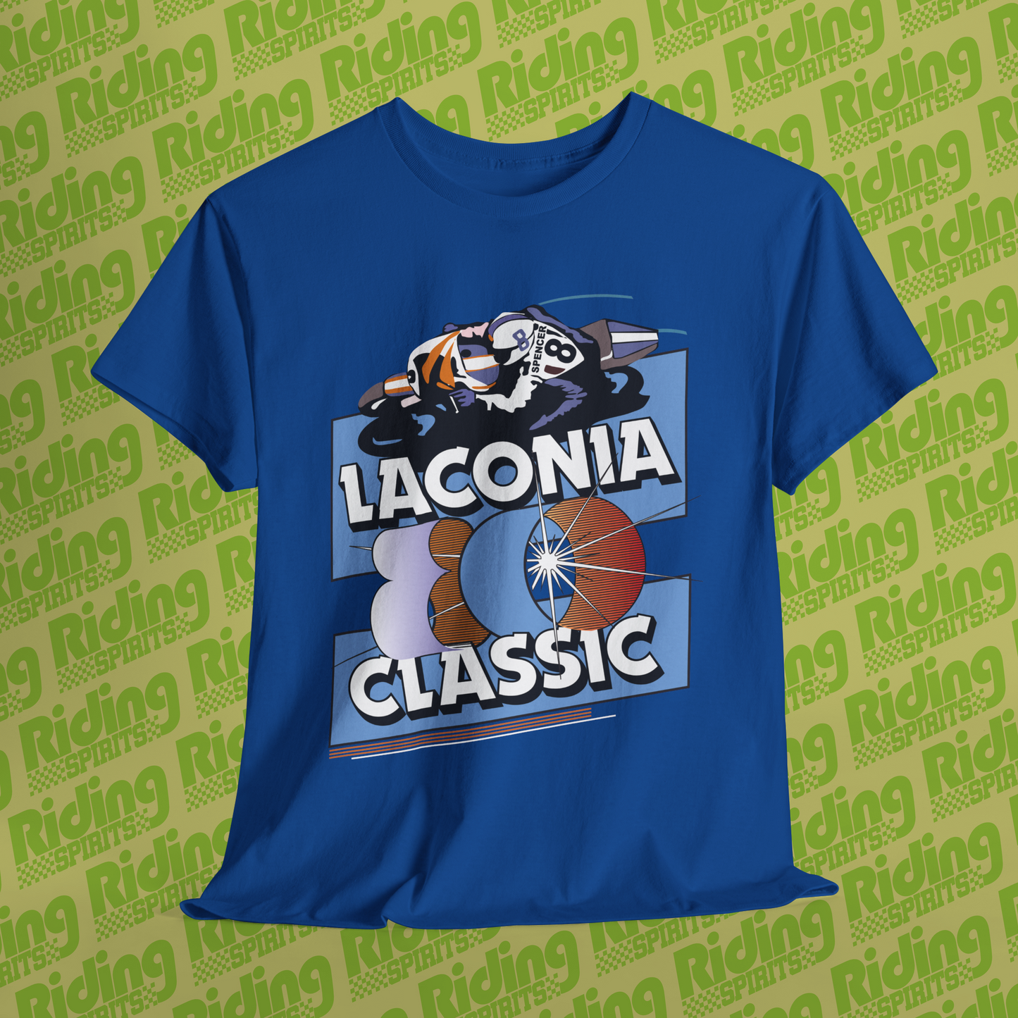 Laconia Classic Superbike Race 1980 Short Sleeve T-shirt