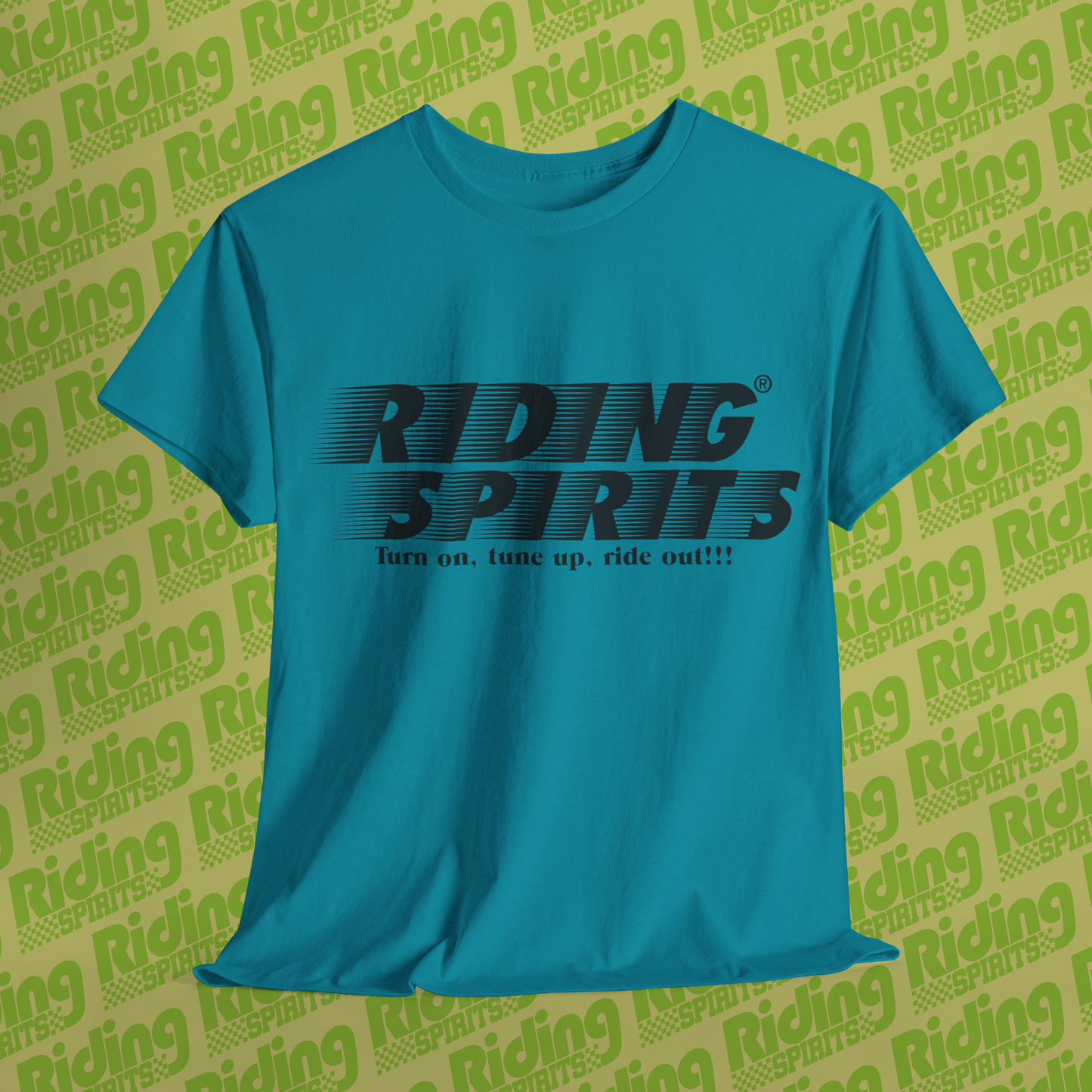 Riding Spirits On The Run Short Sleeve T-shirt