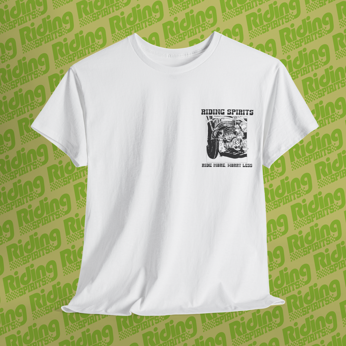 2stroke Power Riding Spirits Short Sleeve T-shirt