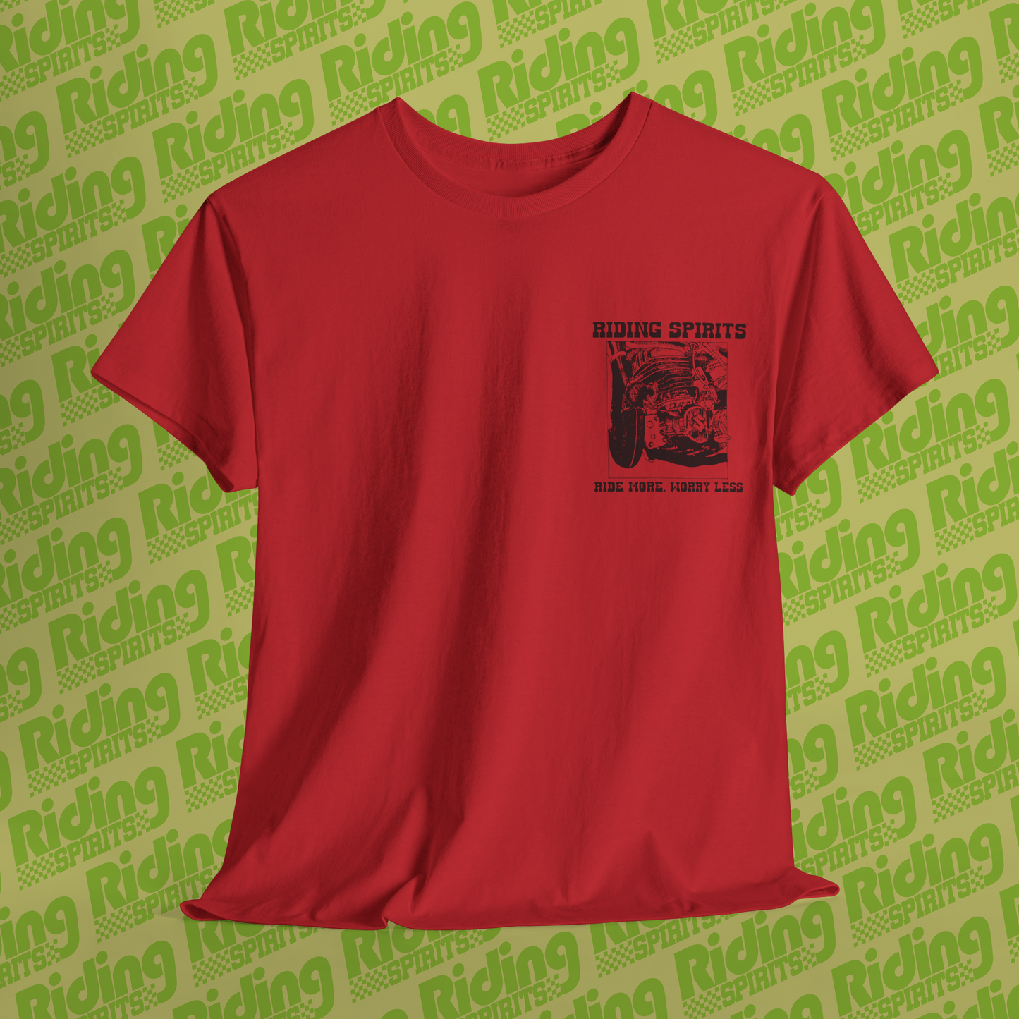 2stroke Power Riding Spirits Short Sleeve T-shirt