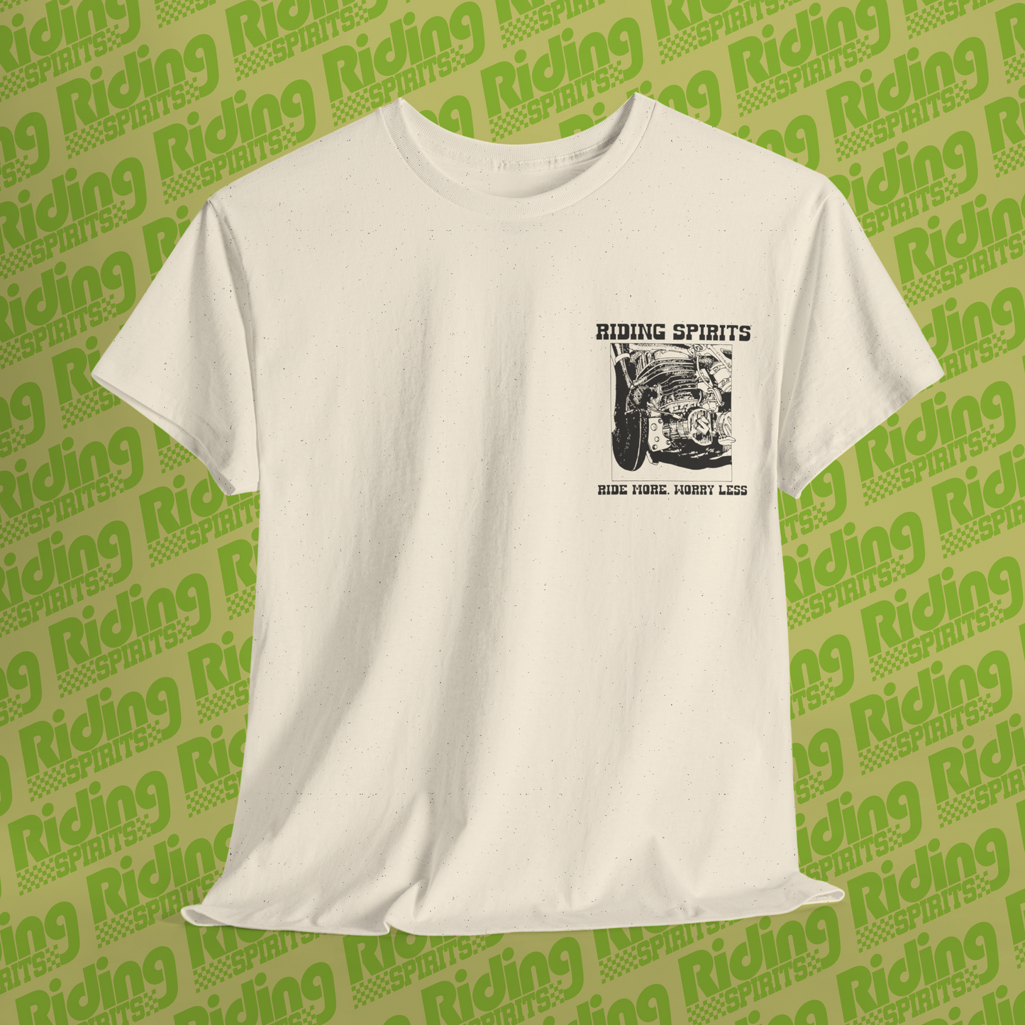 2stroke Power Riding Spirits Short Sleeve T-shirt
