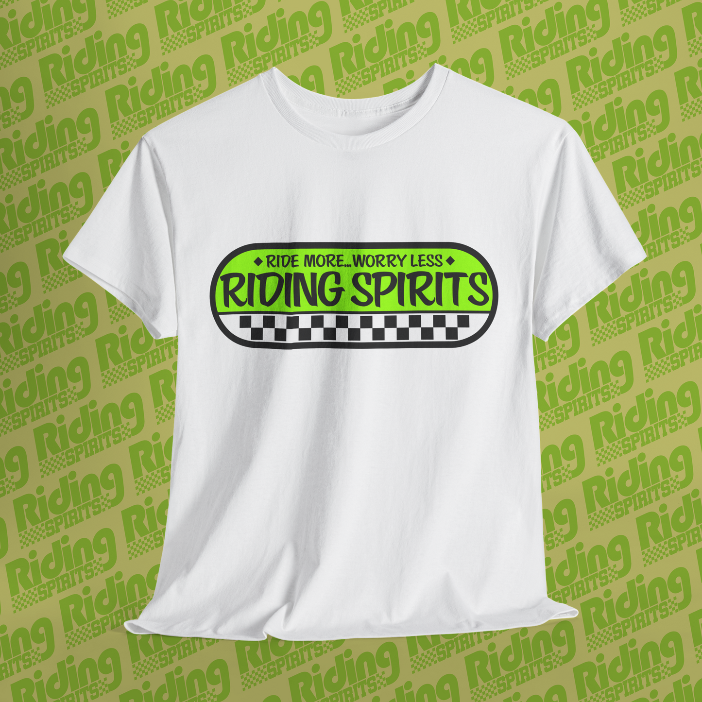 Riding Spirits Track Blocks Short Sleeve T-shirt
