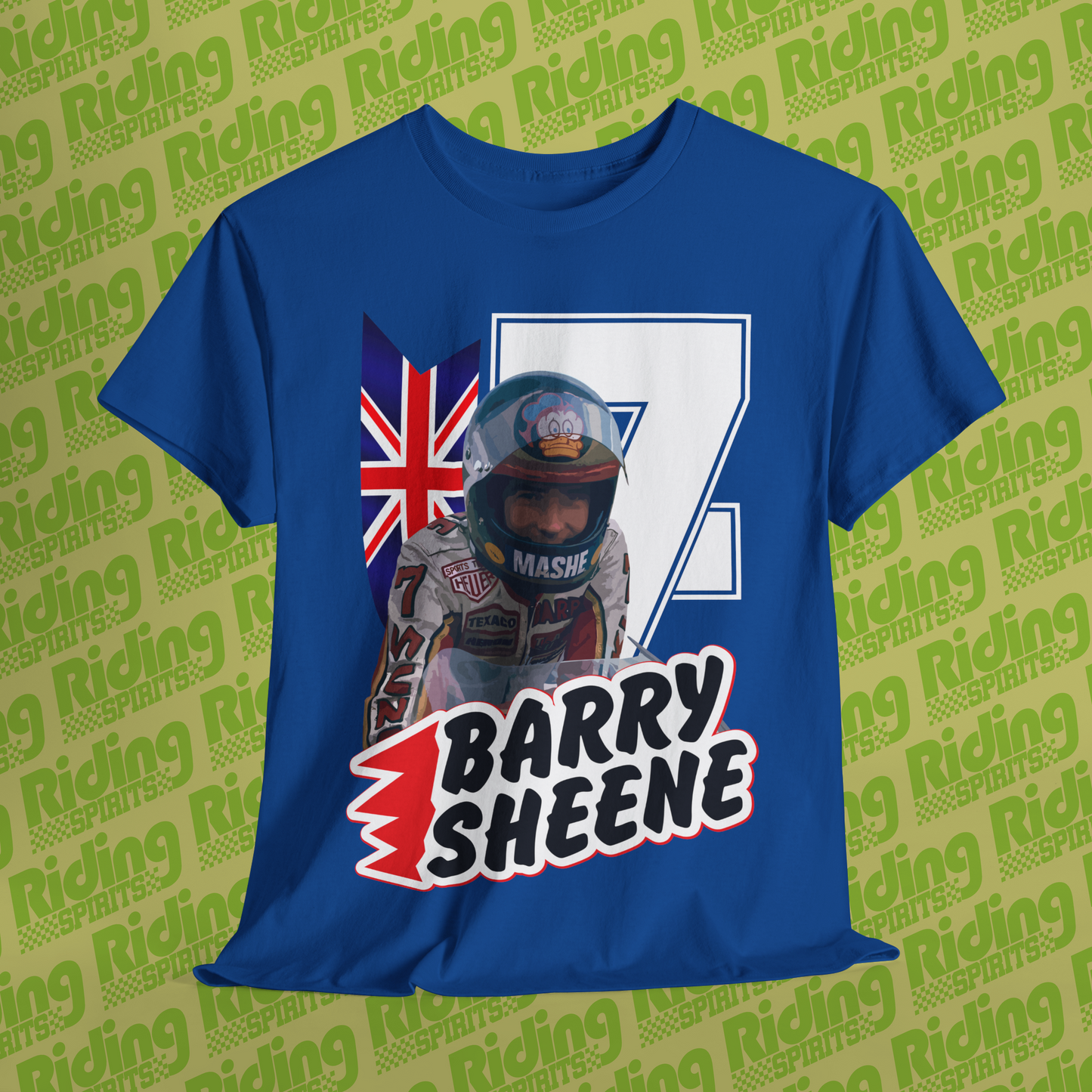 Barry Sheene Britain's World Champ Short sleeve T-shirt