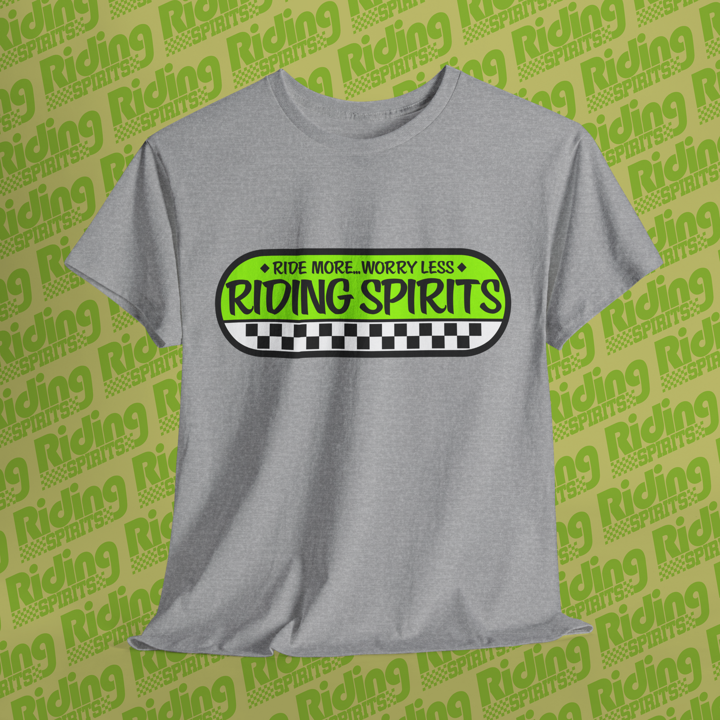 Riding Spirits Track Blocks Short Sleeve T-shirt