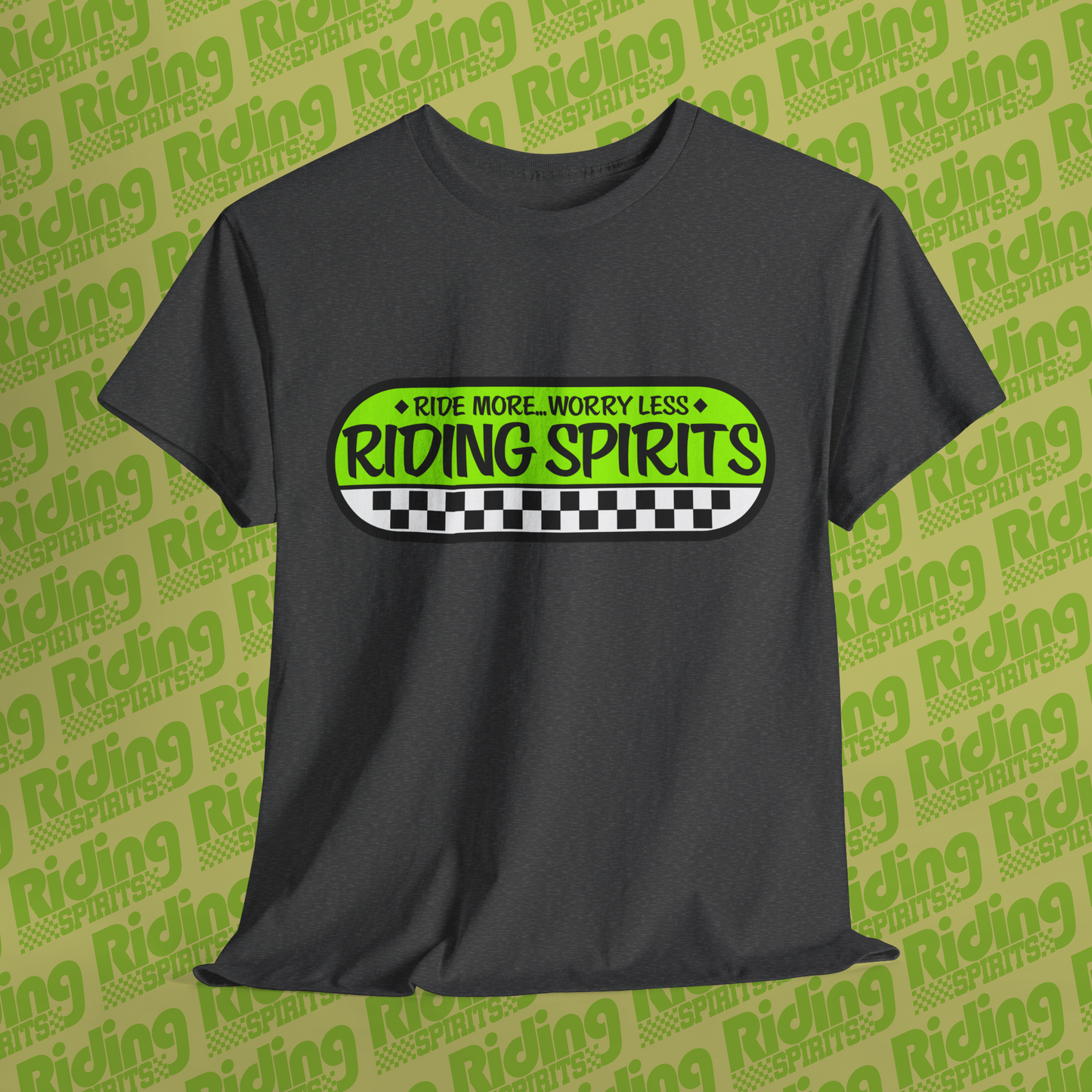 Riding Spirits Track Blocks Short Sleeve T-shirt