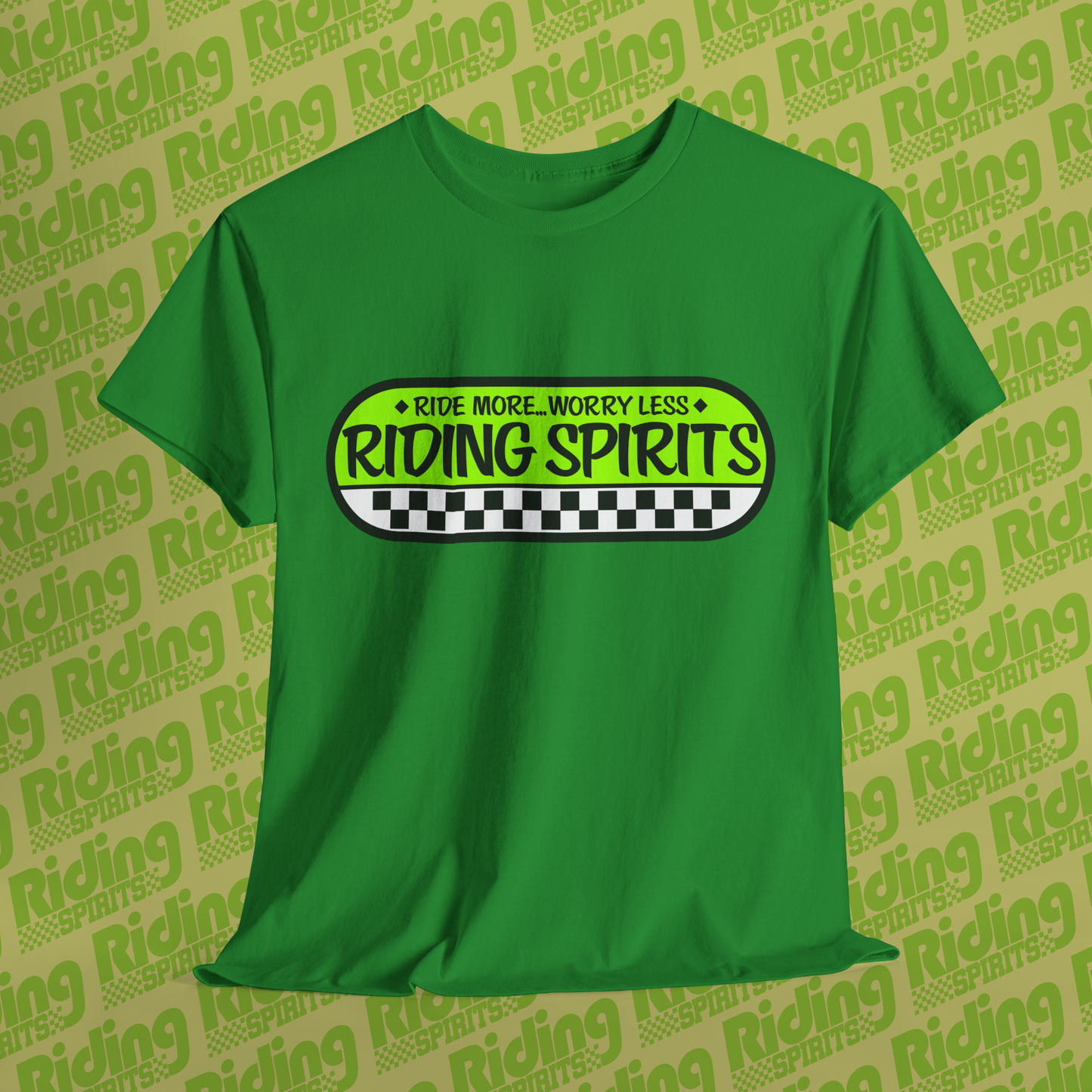 Riding Spirits Track Blocks Short Sleeve T-shirt