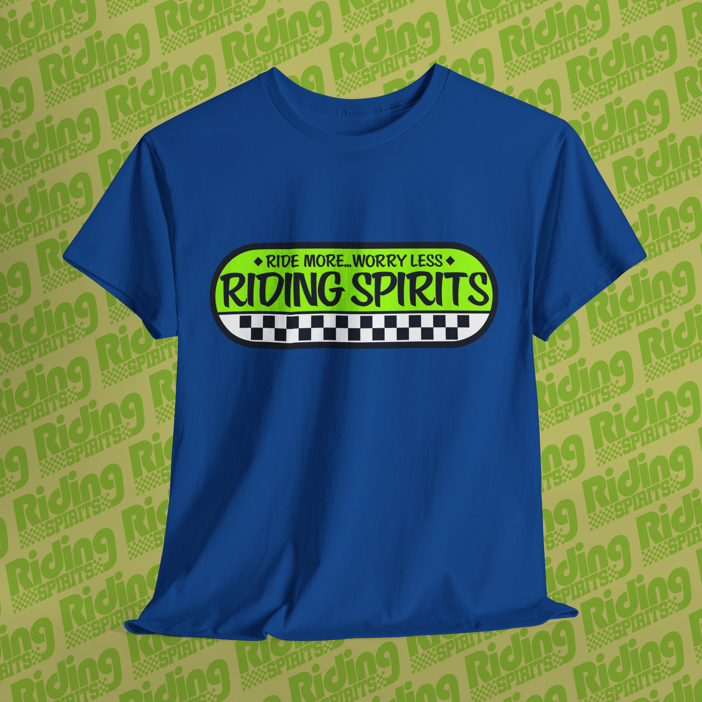 Riding Spirits Track Blocks Short Sleeve T-shirt