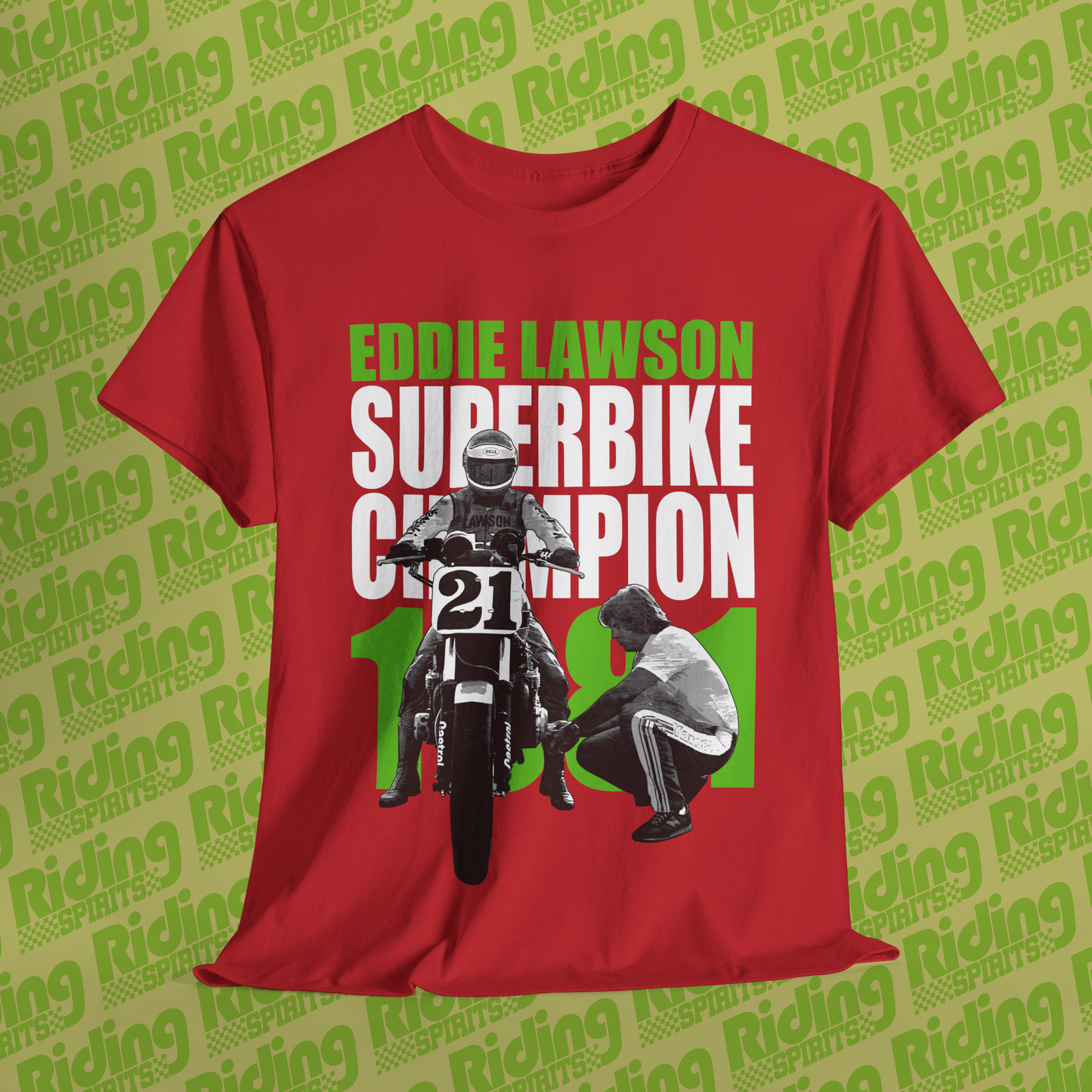 Eddie 1981 Superbike Champion Short Sleeve T-shirt