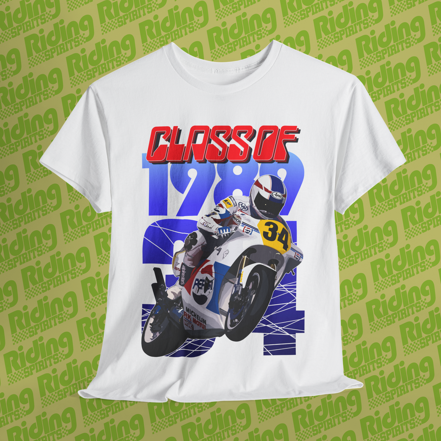 Kevin Schwantz 89 RGV 500 Short Sleeve T-shirt