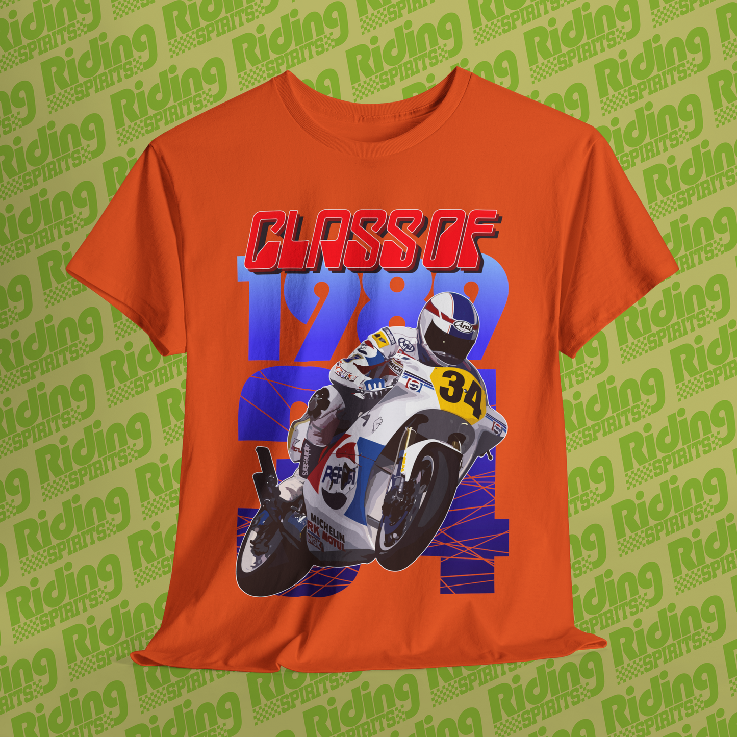Kevin Schwantz 89 RGV 500 Short Sleeve T-shirt