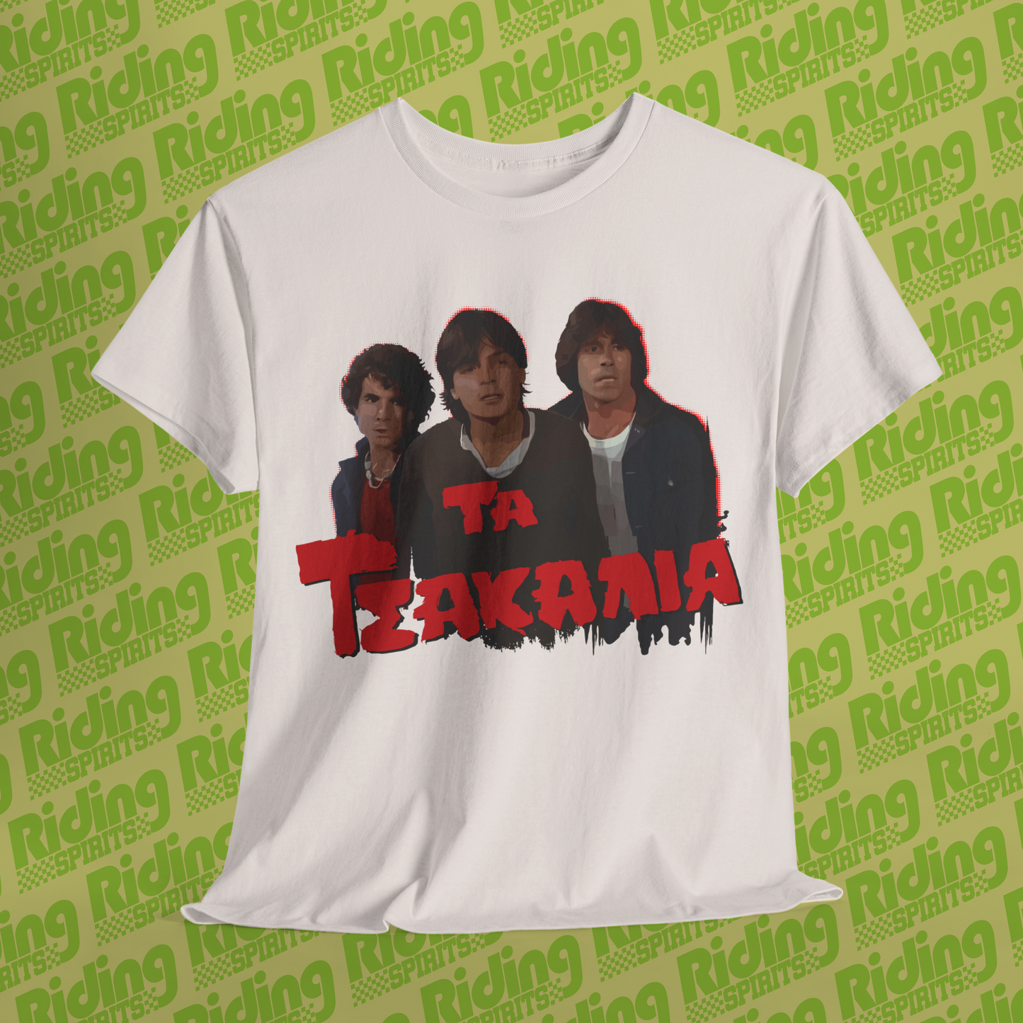 Ta Tsakalia Greek Cult 80s Cinema Short Sleeve T-Shirt