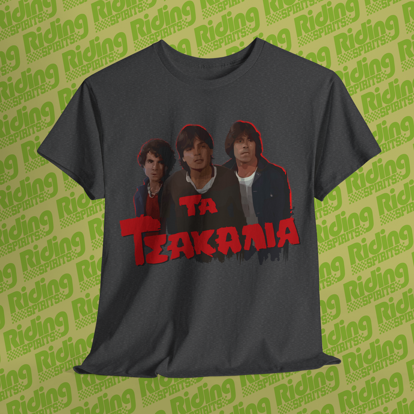 Ta Tsakalia Greek Cult 80s Cinema Short Sleeve T-Shirt