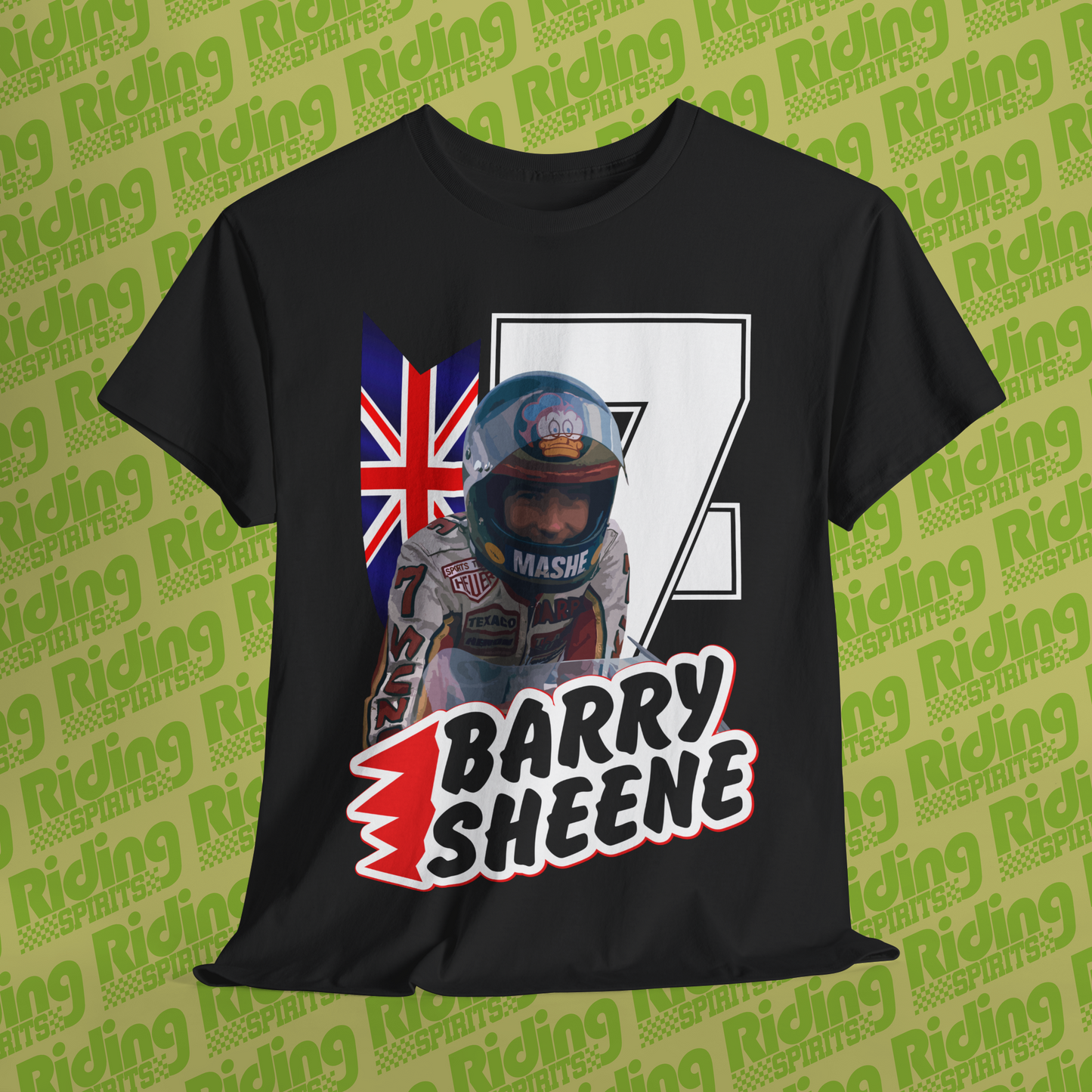 Barry Sheene Britain's World Champ Short sleeve T-shirt