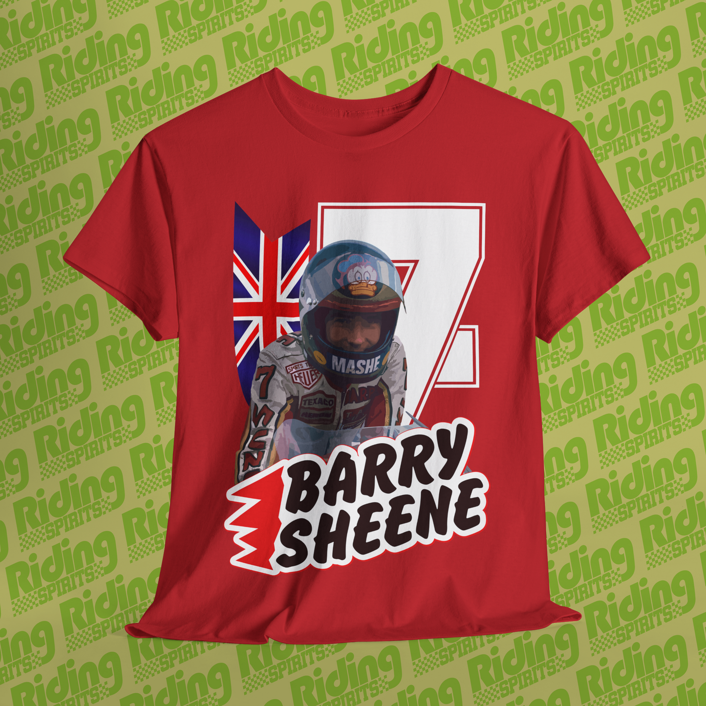 Barry Sheene Britain's World Champ Short sleeve T-shirt
